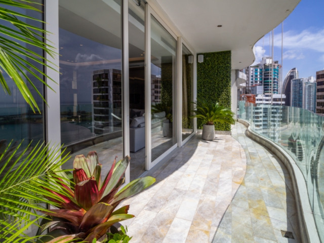 Spectacular 3 Bedroom Luxury Designer Apartment with Incredible Ocean Views for Sale in Panama City, Panama