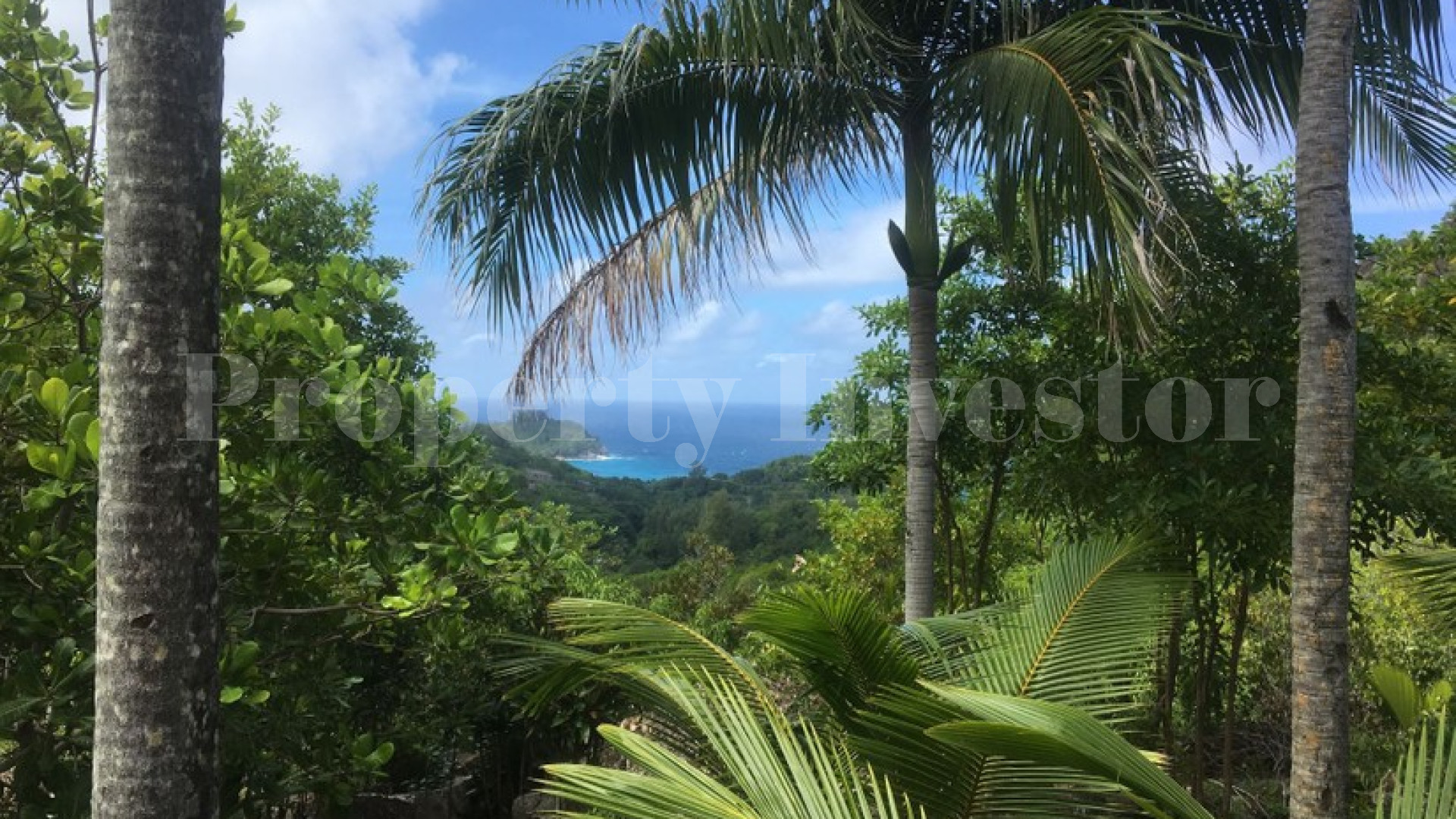 Private 3,862 m² Lot with Spectacular Sea Views for Sale on La Digue Island, Seychelles