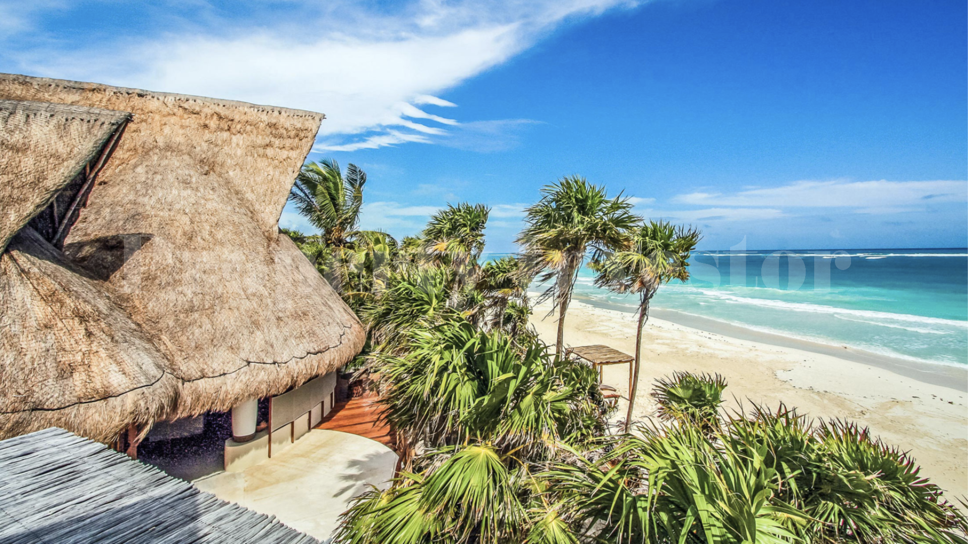 One-of-a-Kind 5 Bedroom Luxury Secluded Beachfront Eco Villa in the Sian Ka'an Biosphere Reserve, Tulum, Mexico