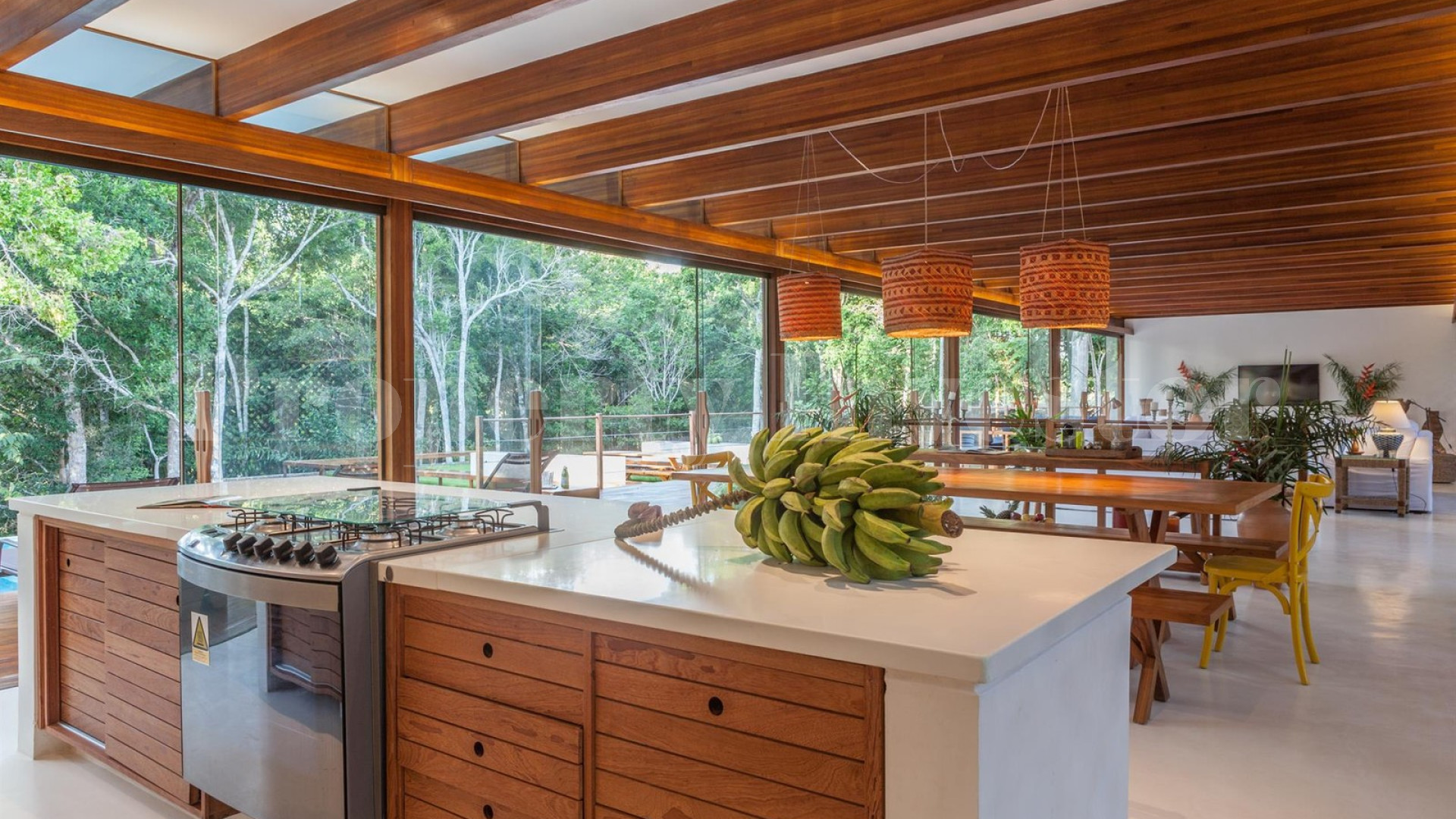 One-of-a-Kind 6 Bedroom Tropical Luxury Designer Rainforest Villa for Sale in Trancoso, Brazil