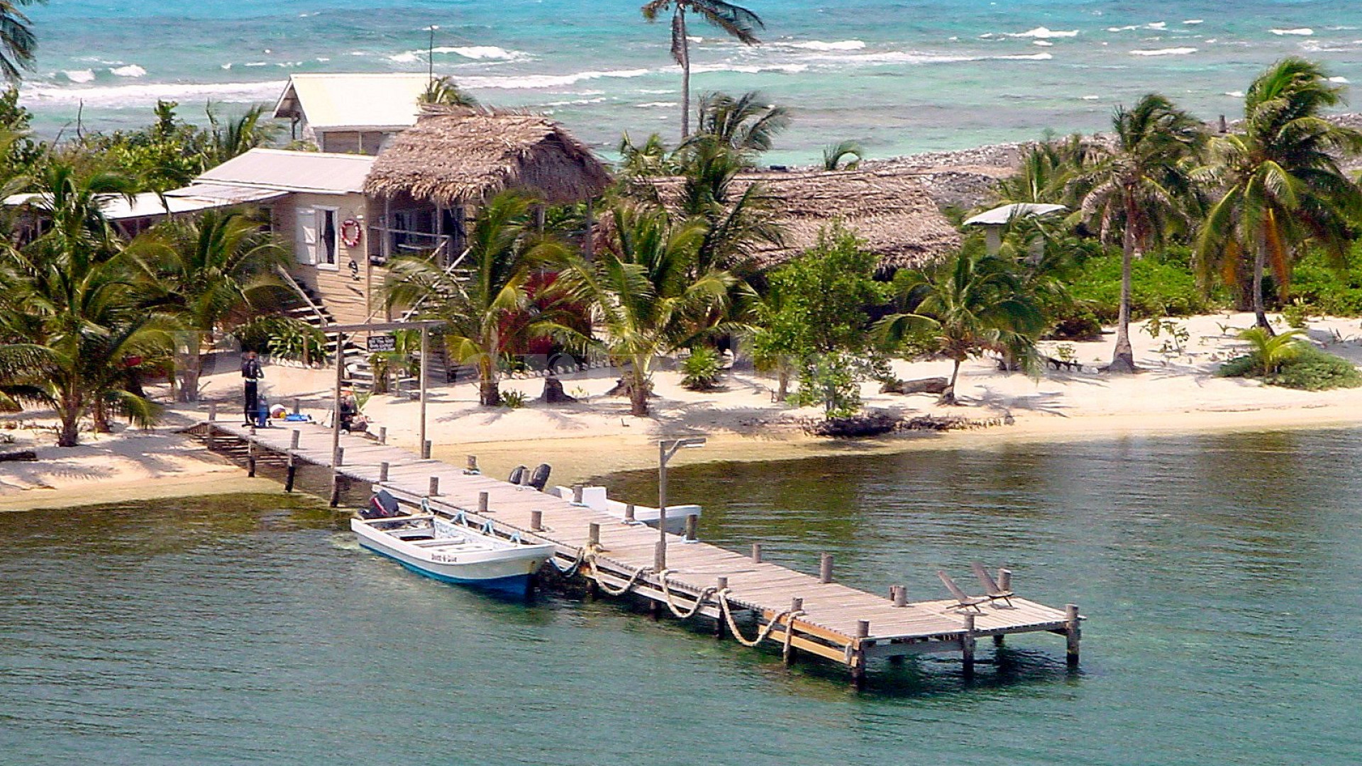 Private Island Resort & PADI 5-Star Gold Palm Dive Center for Sale on Glover's Reef Atoll, Belize