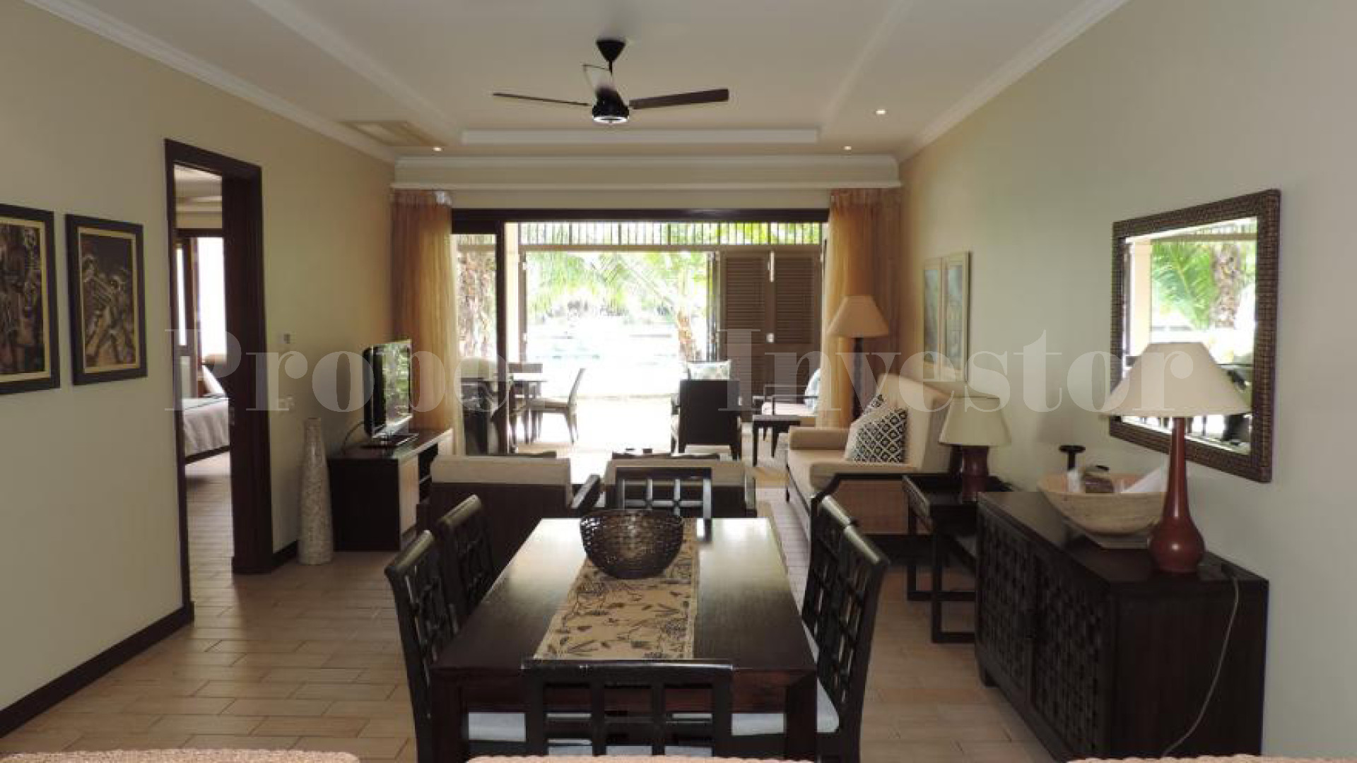 Spacious 2 Bedroom Ground Floor Apartment with Private Mooring for Sale on Eden Island, Seychelles