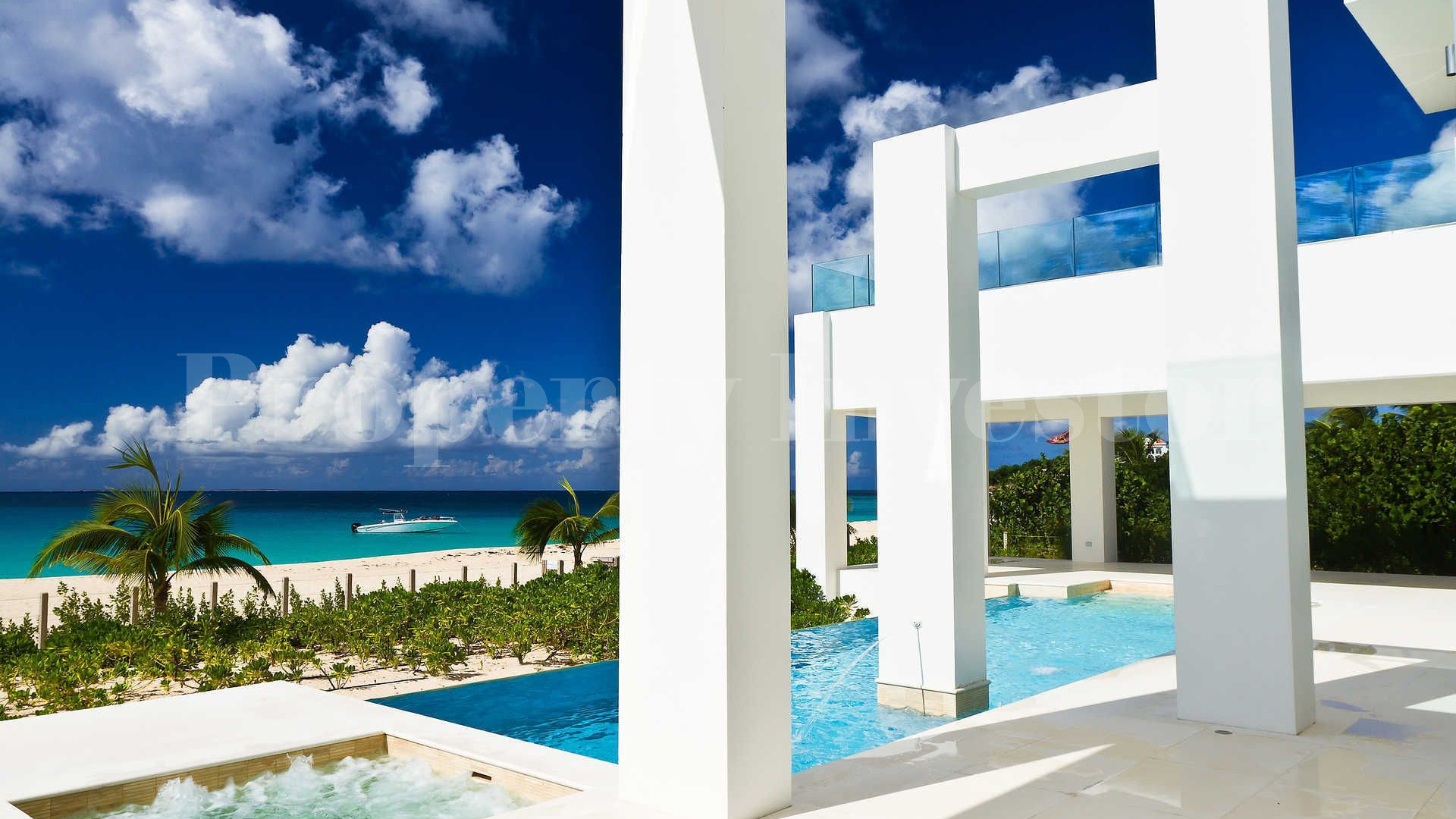 Contemporary 8 Bedroom Luxury Beachfront Villa in Anguilla