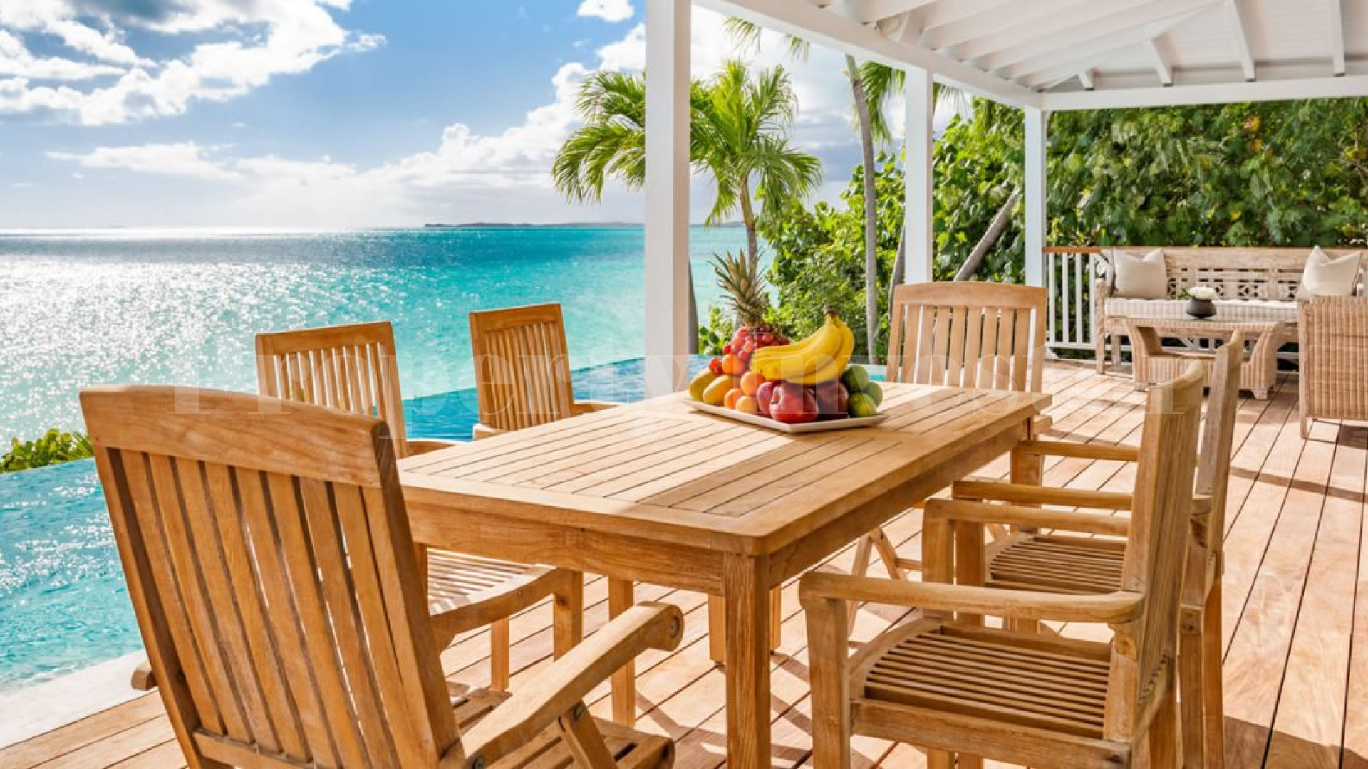 Upscale 4 Bedroom Caribbean Style Oceanfront Villa for Sale in Turks & Caicos