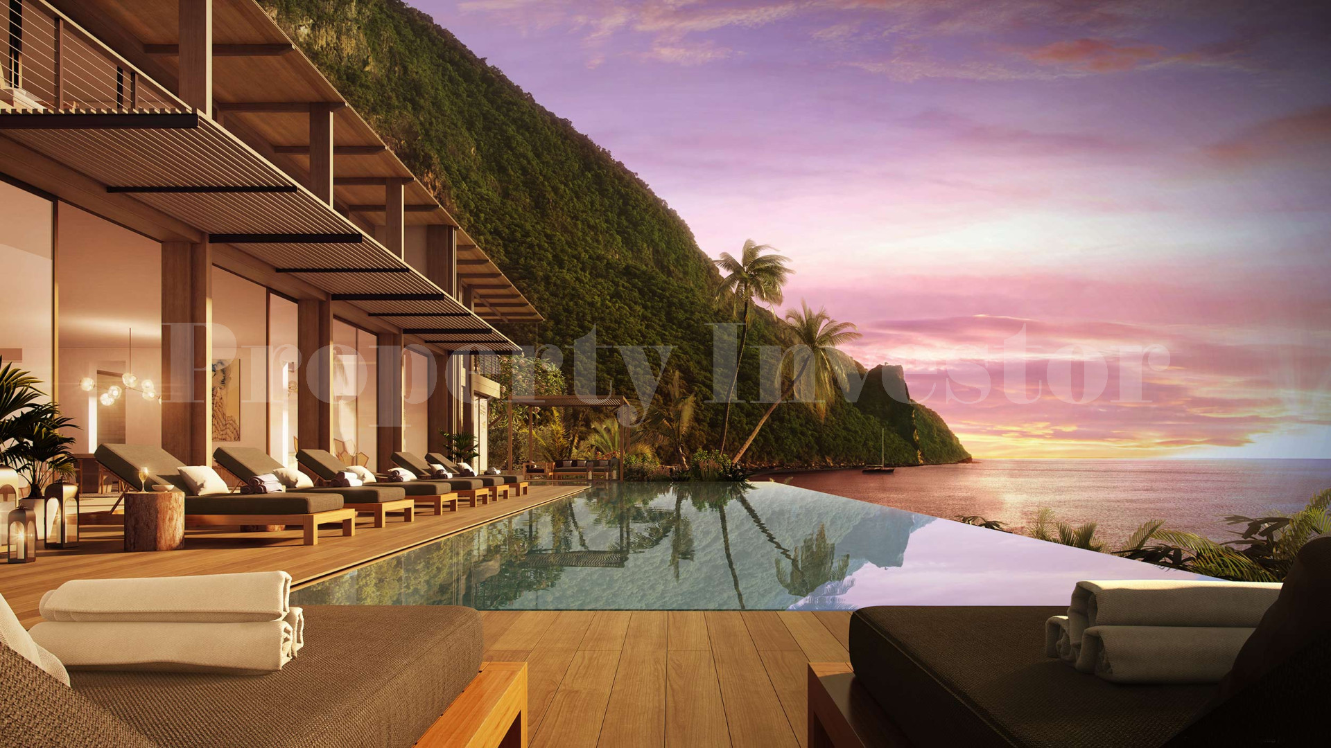 Ultra-Exclusive 4 Bedroom Luxury Beachfront Residence in Saint Lucia