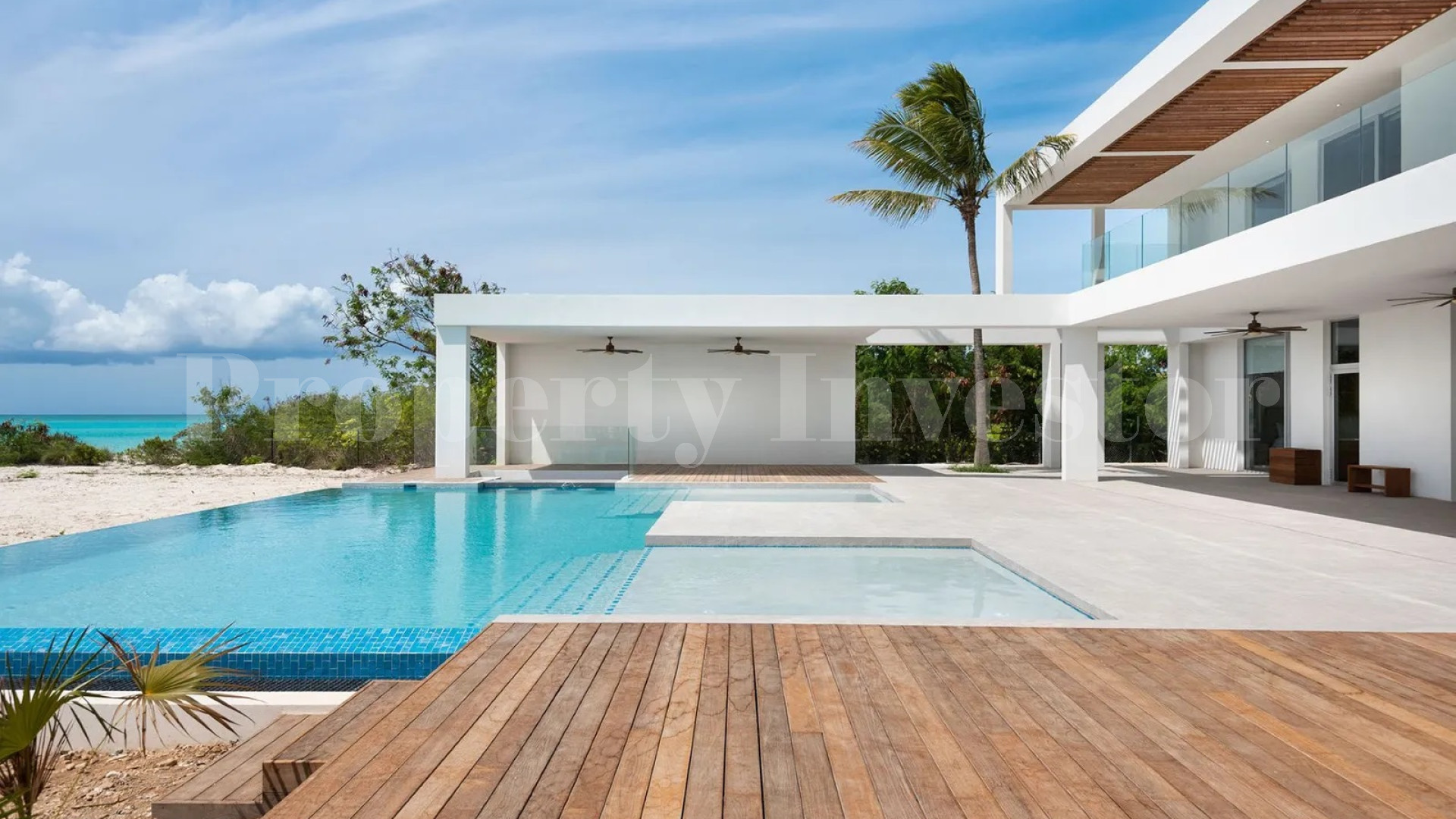 World Class 8 Bedroom Modern Beachfront Luxury Villa in Leeward, Turks & Caicos