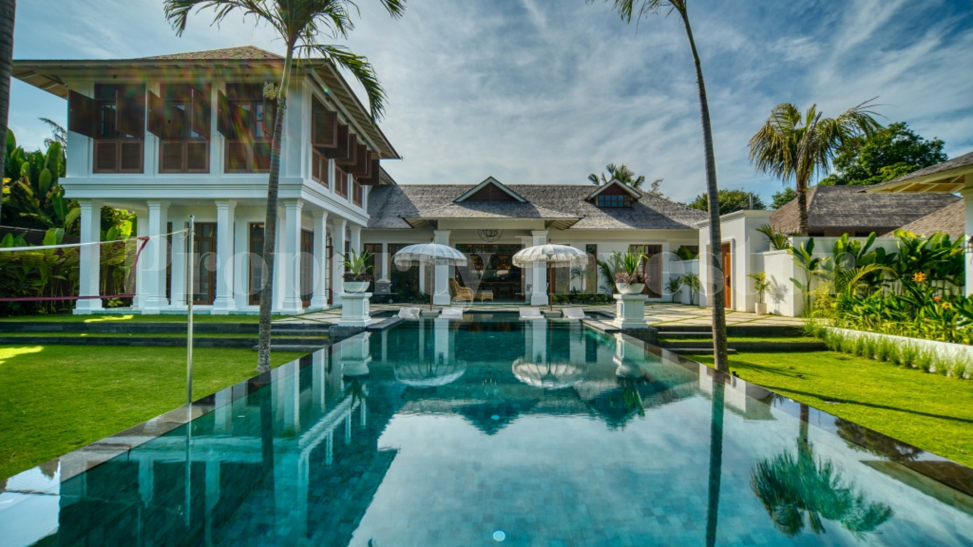 Brand New 4-5 Bedroom Luxury Colonial Beachside Residence for Sale in Seseh, Bali