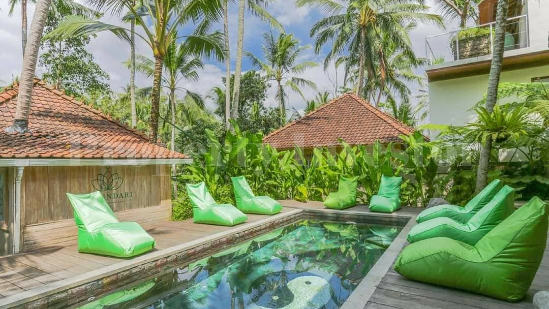 Brand New 11 Bedroom Commercial Retreat Centre with Ready Company for Sale in East Ubud, Bali