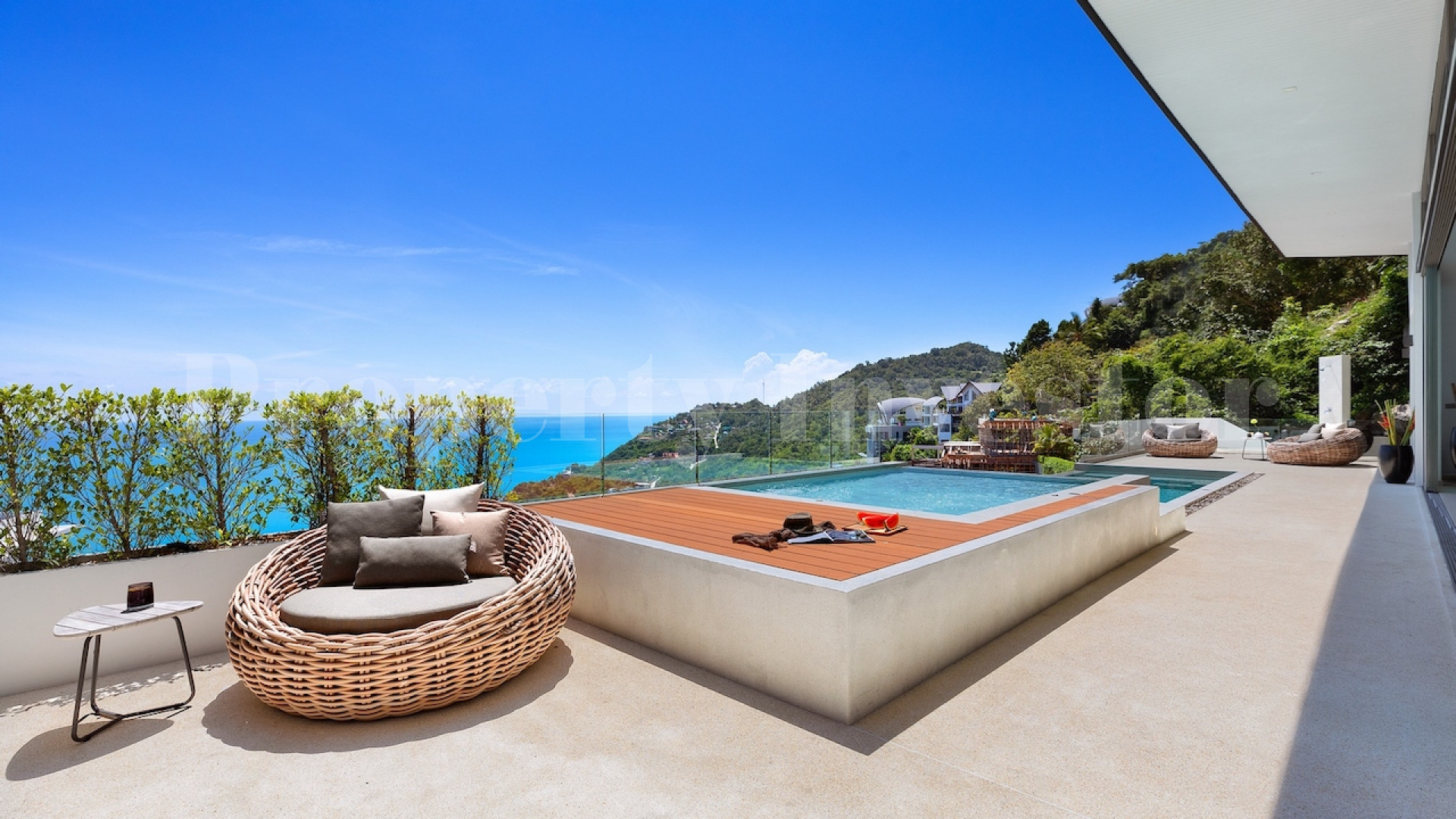 Modern 4 Bedroom Luxury Sea View Villa for Sale in Samui