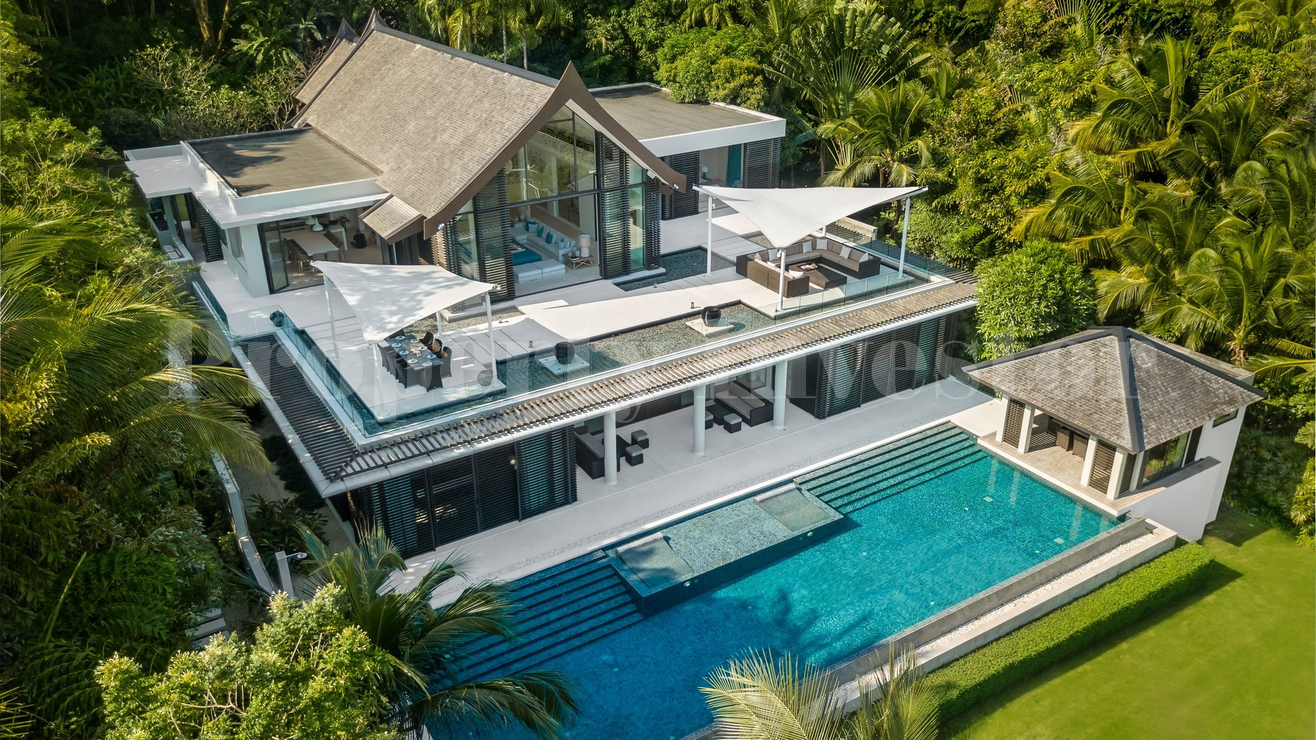 Gorgeous 5 Bedroom Private Luxury Designer Beachfront Villa for Sale in Cape Yamu, Phuket