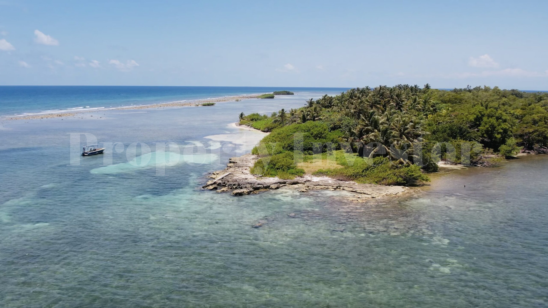 Caye Bokel — 33 Acre Private Virgin Island Parcel for Sale in Belize