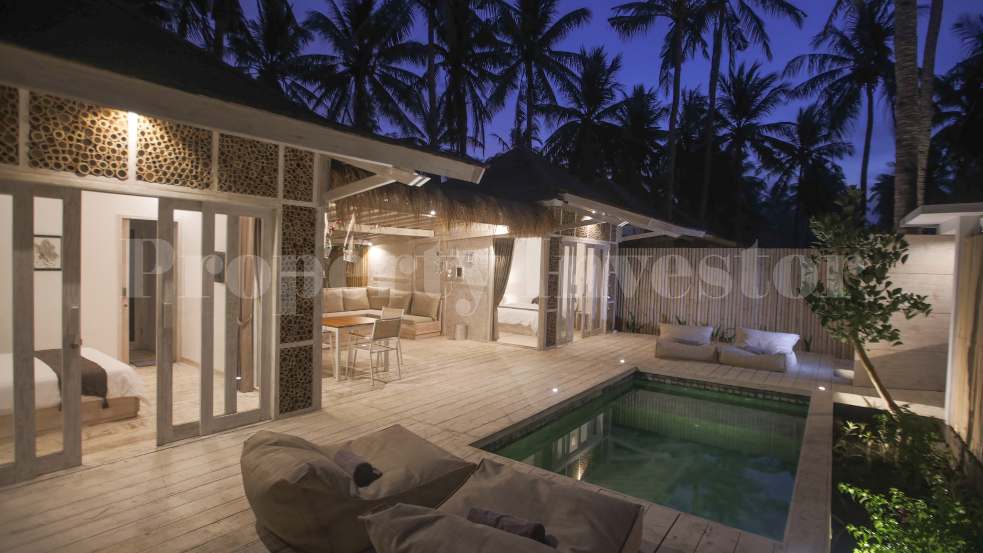 Charming 4* Boutique Hotel with 11 1-2 Bedroom Villas in the Gili Islands, Indonesia