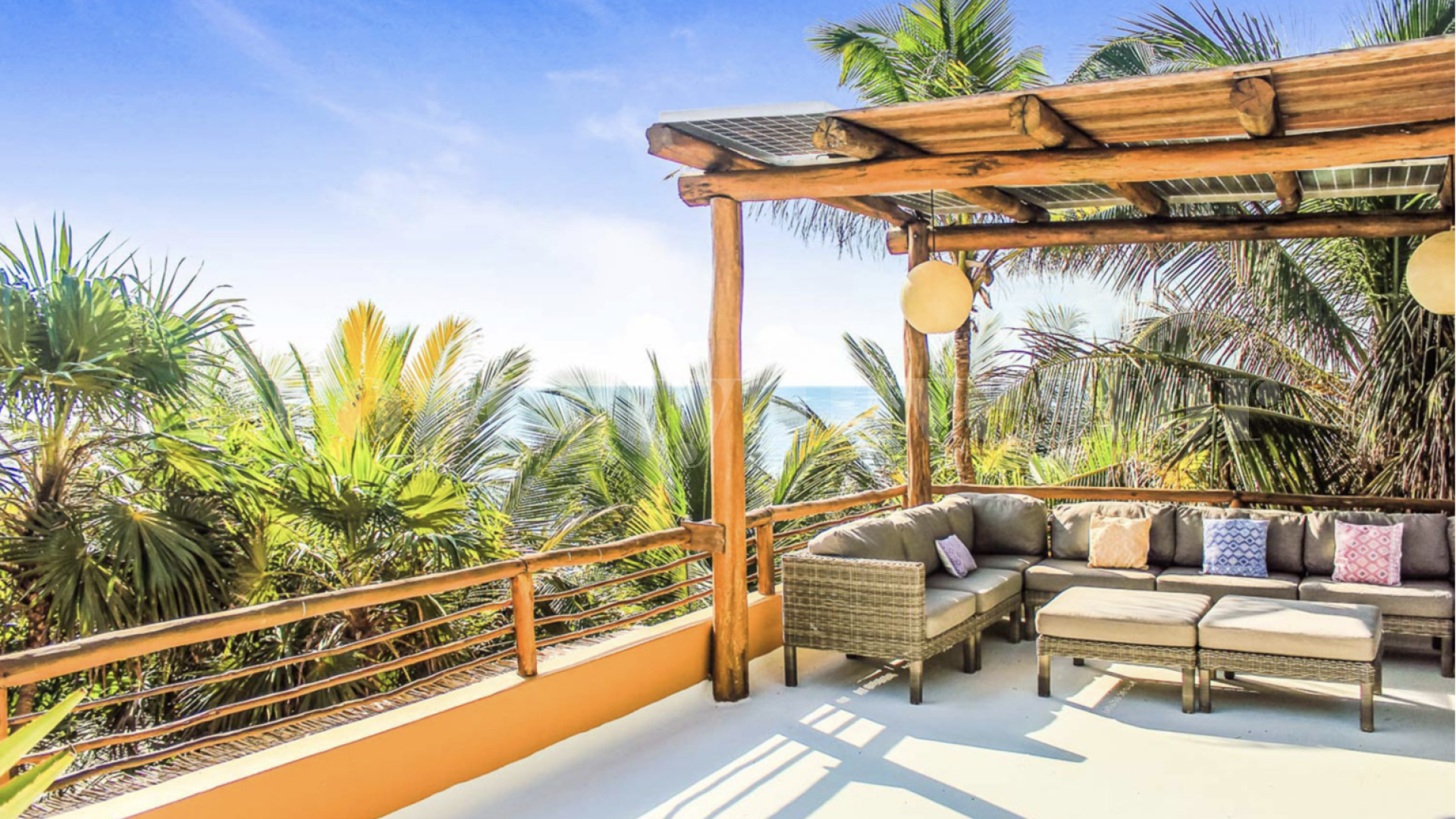 One-of-a-Kind 5 Bedroom Luxury Secluded Beachfront Eco Villa in the Sian Ka'an Biosphere Reserve, Tulum, Mexico