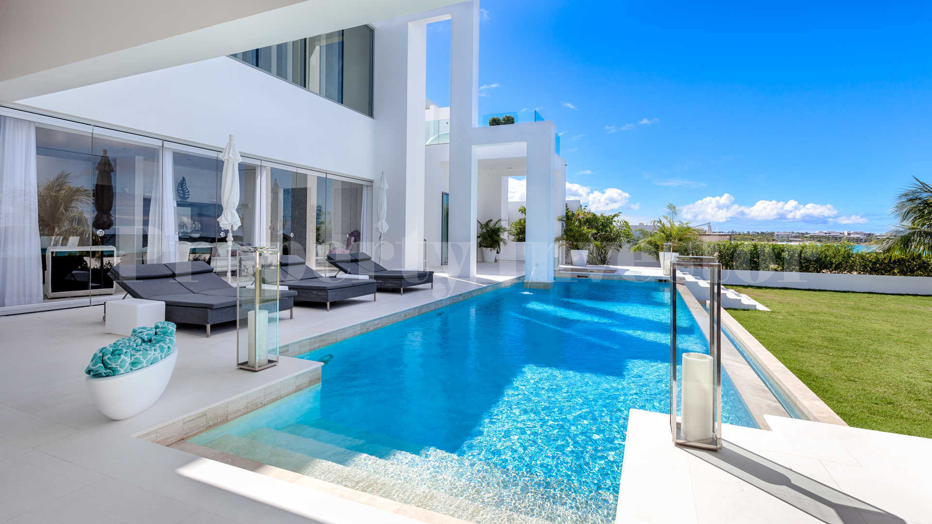 Contemporary 8 Bedroom Luxury Beachfront Villa in Anguilla