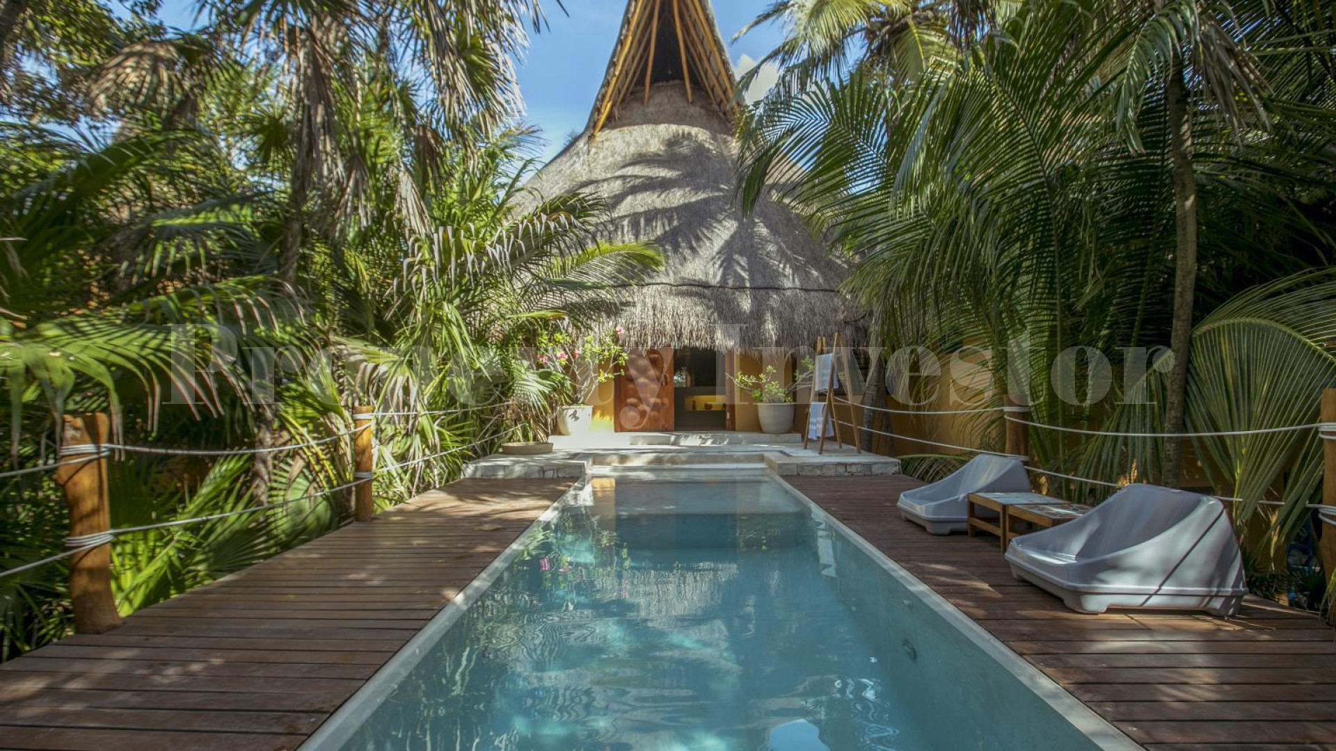 One-of-a-Kind 5 Bedroom Luxury Secluded Beachfront Eco Villa in the Sian Ka'an Biosphere Reserve, Tulum, Mexico