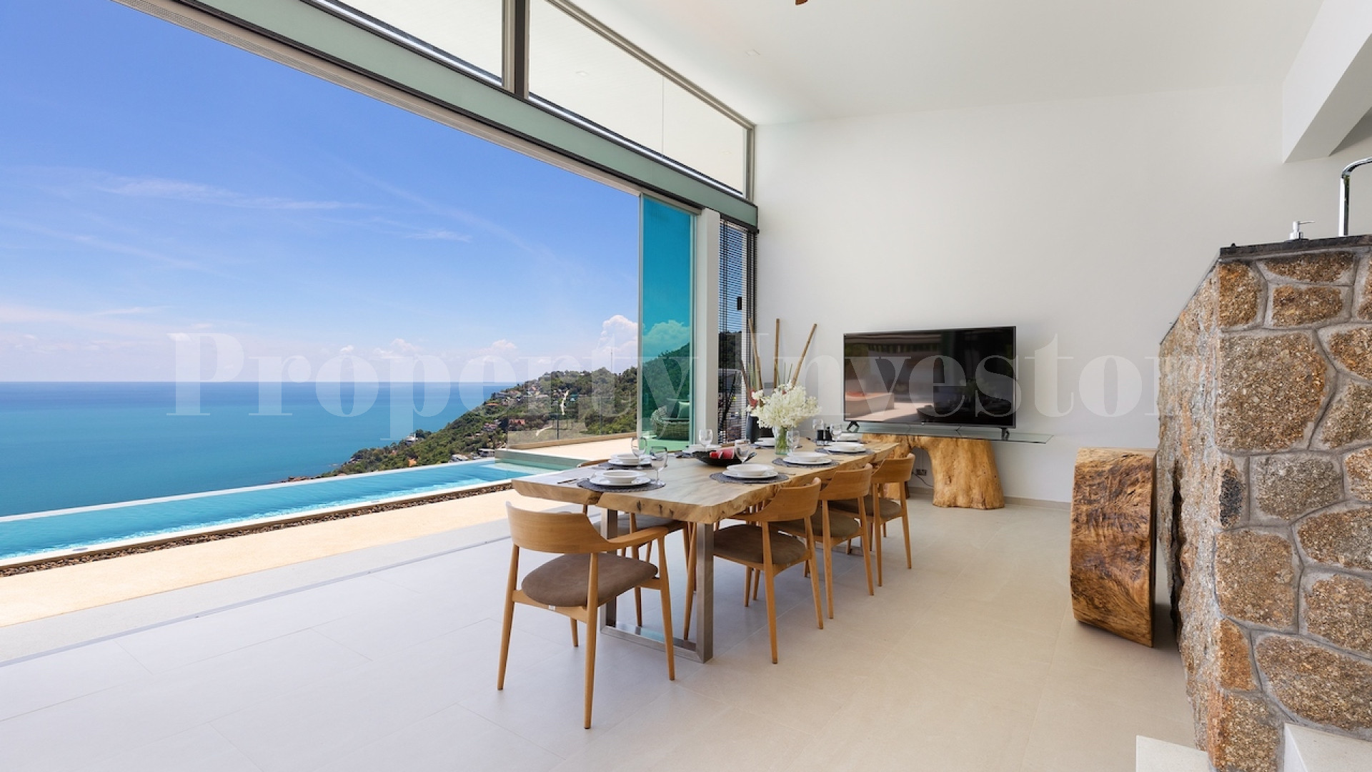 Modern 4 Bedroom Luxury Sea View Villa for Sale in Samui