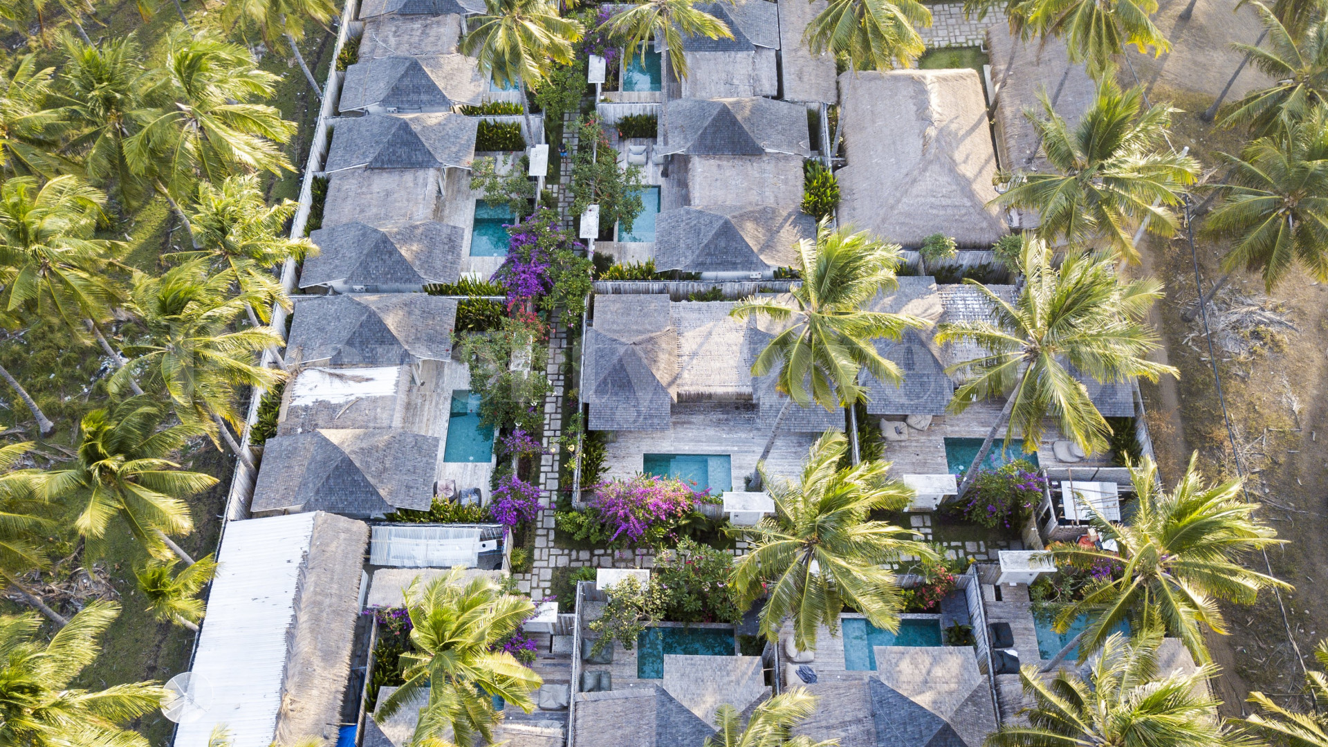 Charming 4* Boutique Hotel with 11 1-2 Bedroom Villas in the Gili Islands, Indonesia