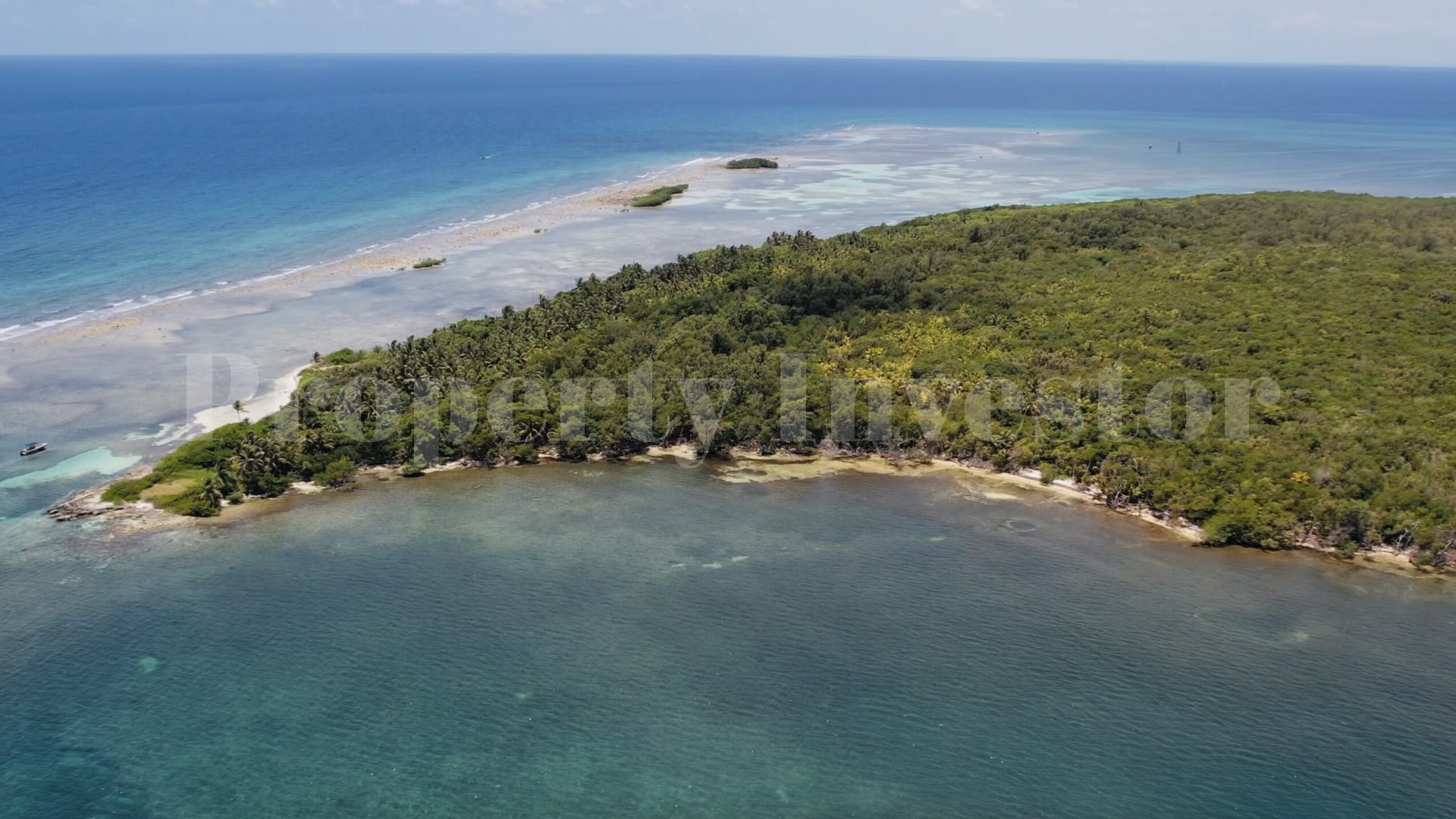 Caye Bokel — 33 Acre Private Virgin Island Parcel for Sale in Belize