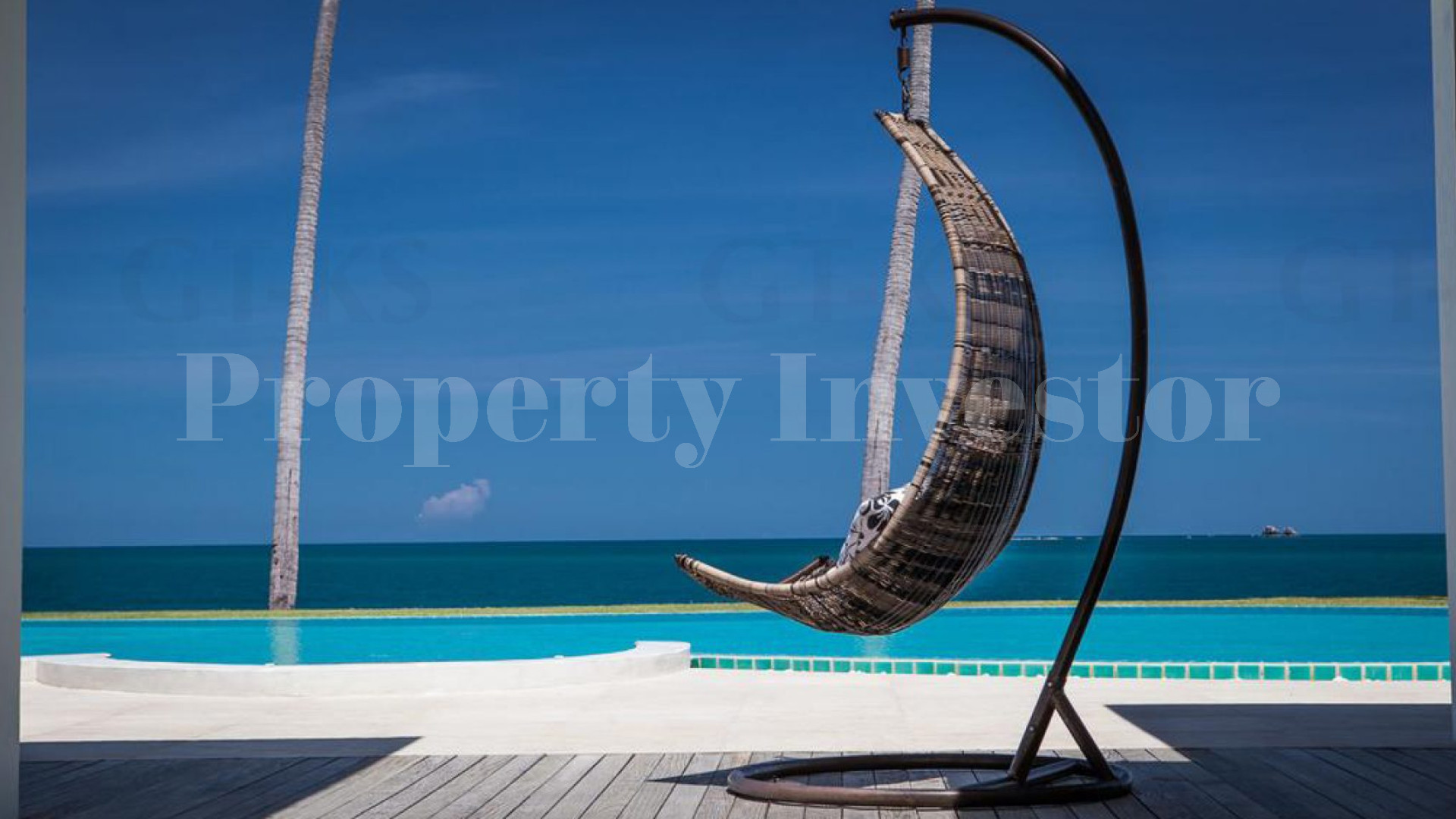 Stunning 4 Bedroom Modern Beachfront Villa with Private Beach Access for Sale in Koh Samui, Thailand