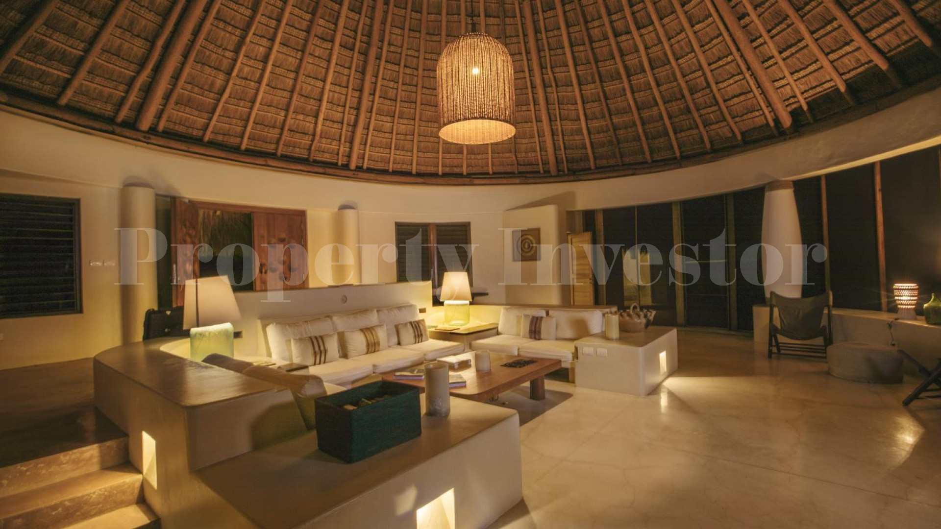 One-of-a-Kind 5 Bedroom Luxury Secluded Beachfront Eco Villa in the Sian Ka'an Biosphere Reserve, Tulum, Mexico