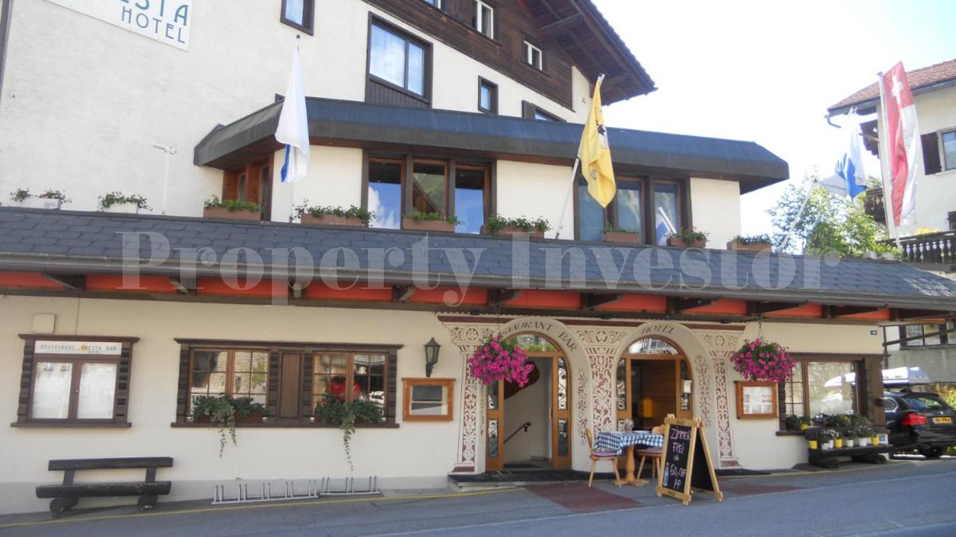 Income Generating 3-Star 40 Room Boutique Hotel for Sale Near Davos, Switzerland