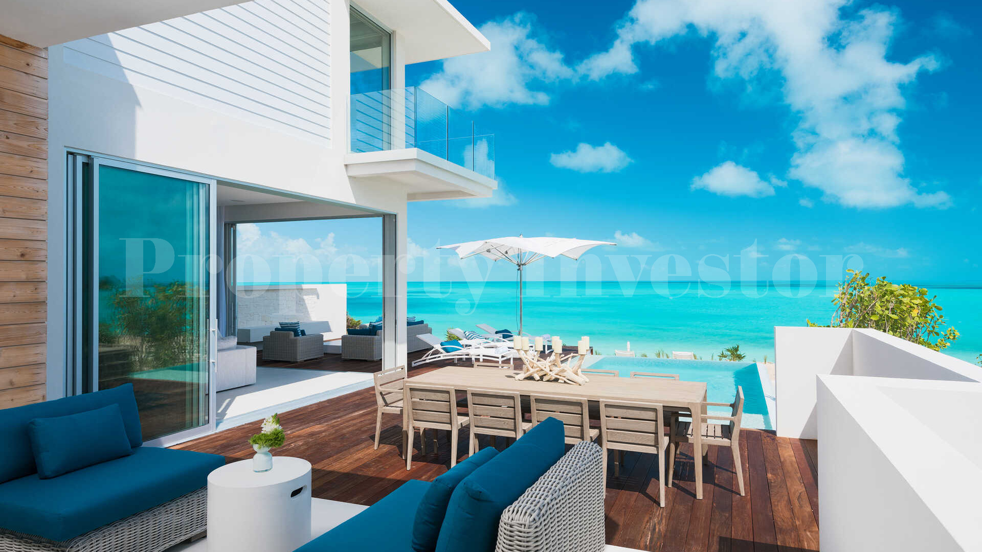 Gorgeous 15 Bedroom Private Beach Club Residence on Long Bay Beach, Turks & Caicos