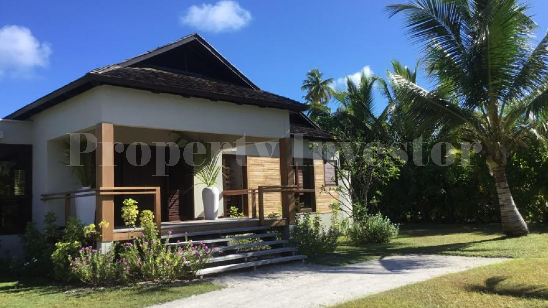 Private 4 Bedroom Luxury Beachfront Villa for Sale on Desroches Island, Seychelles