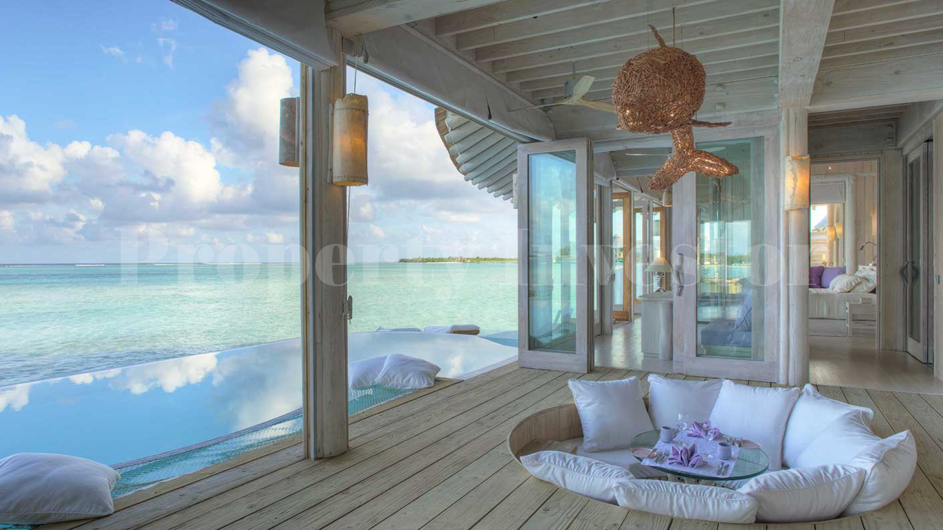 1 Bedroom Overwater Villa with Slide in the Maldives