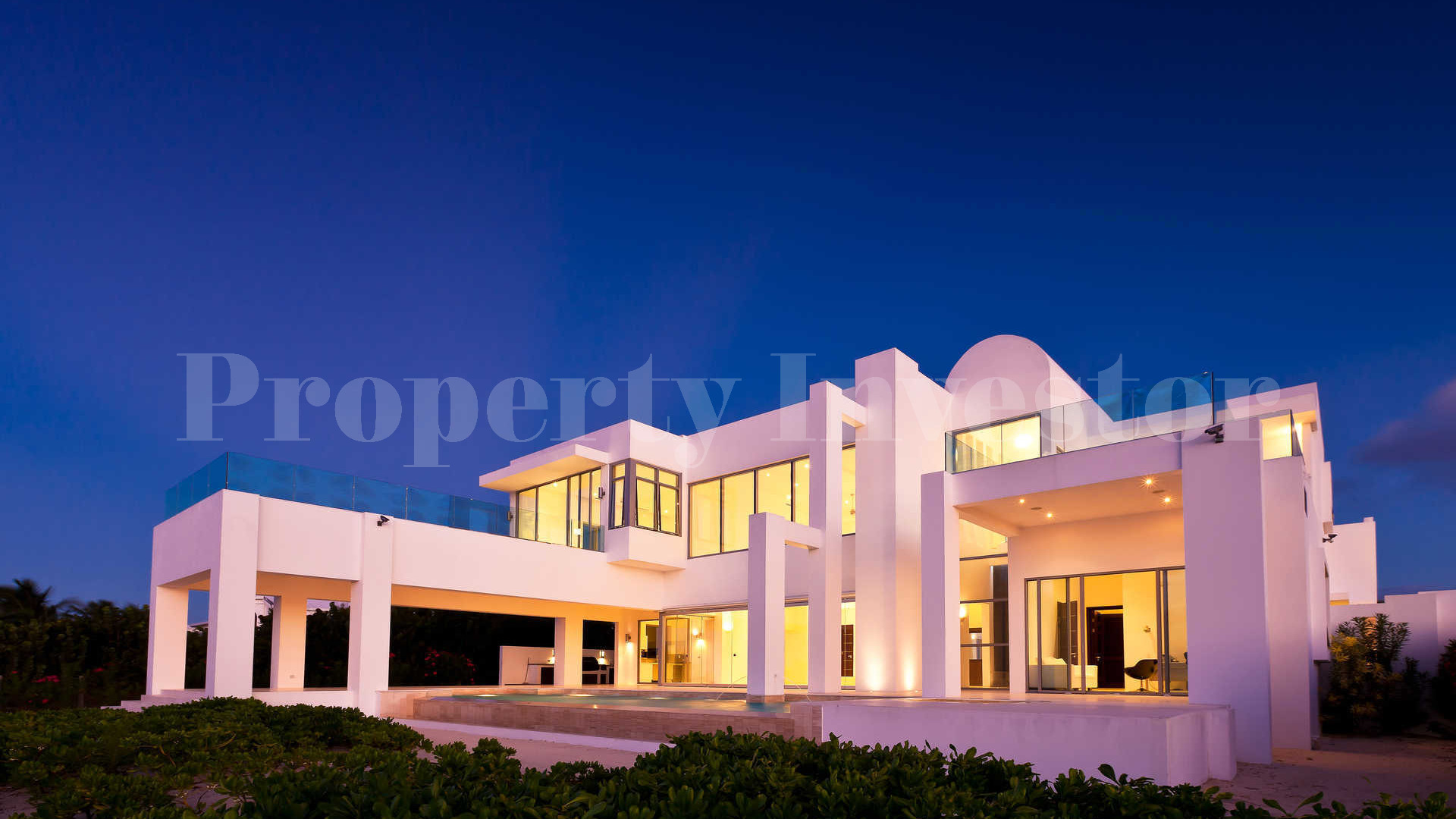 Contemporary 8 Bedroom Luxury Beachfront Villa in Anguilla