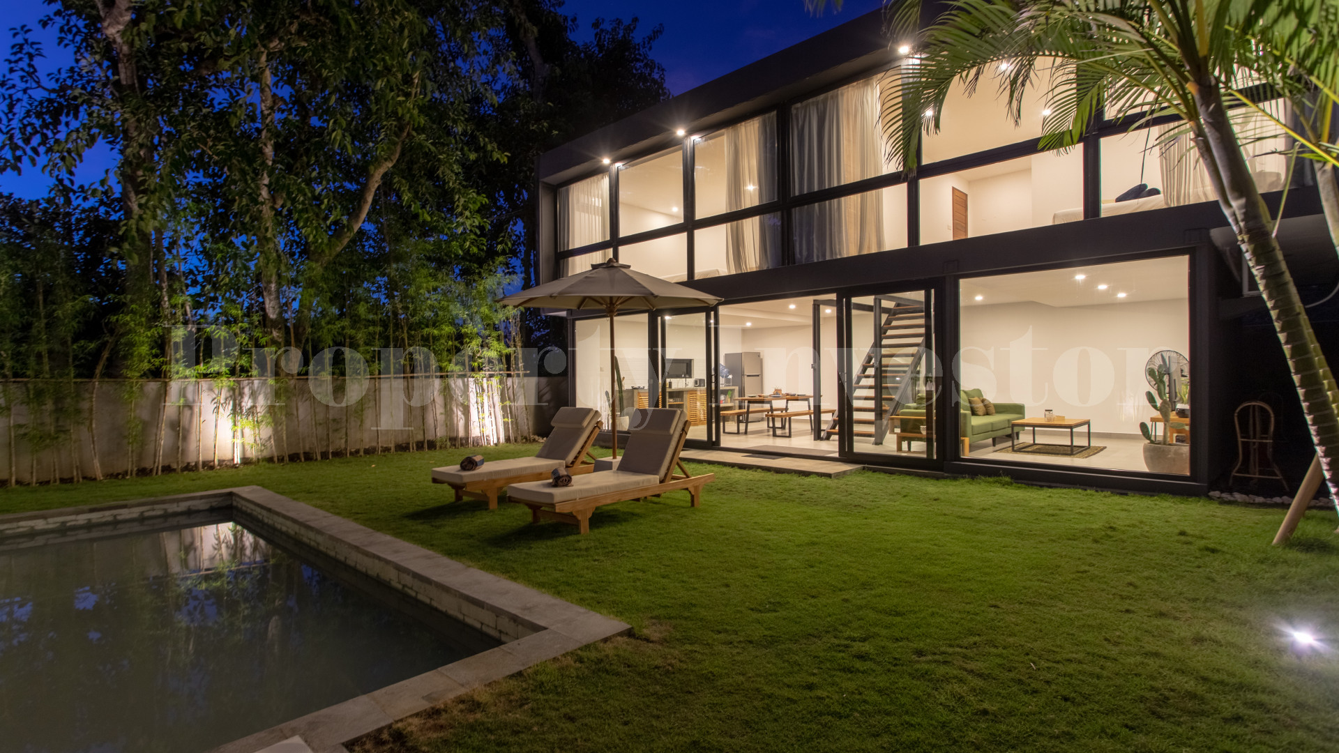 New 2 Bedroom Industrial Design Villa for Sale in Bukit, Bali