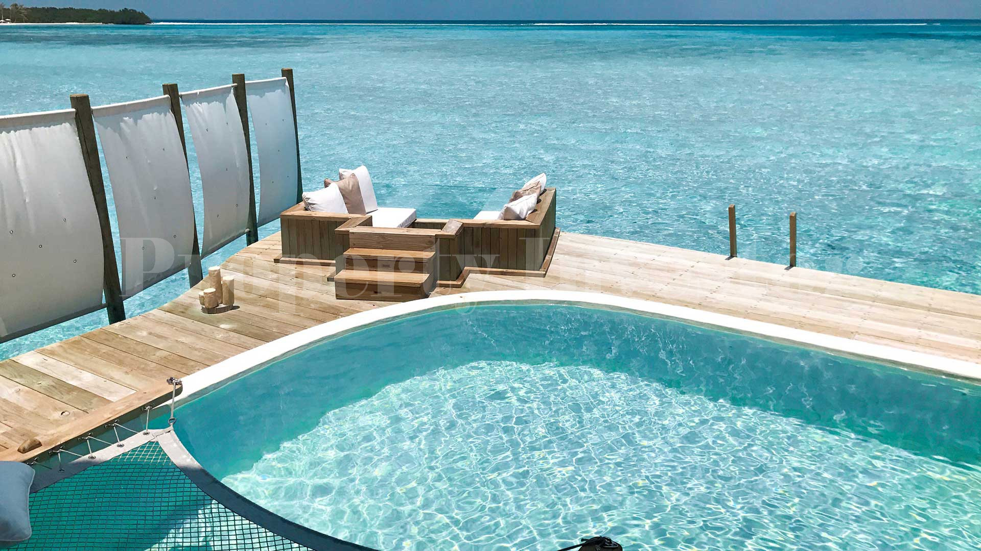 3 Bedroom Overwater Villa with Slide in the Maldives