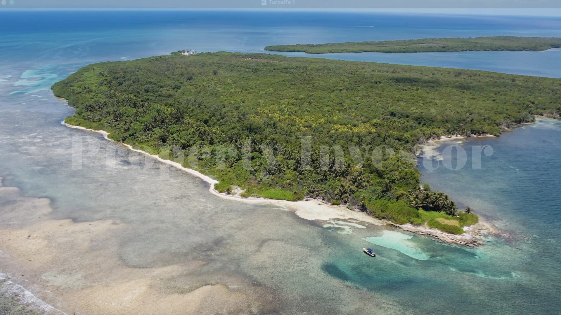 Caye Bokel — 33 Acre Private Virgin Island Parcel for Sale in Belize