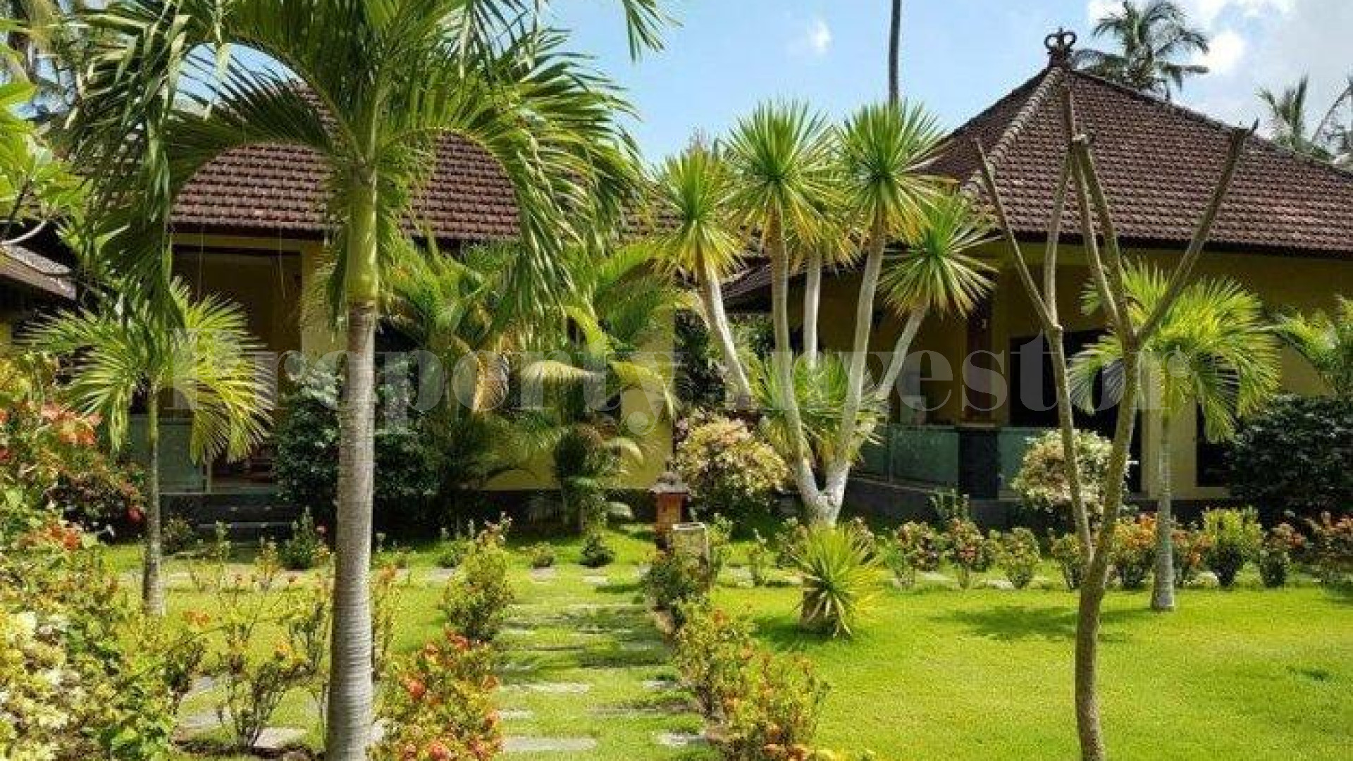 Fully Operational 9 Bungalow Beachfront Boutique Hotel for Sale in Candidasa, Bali