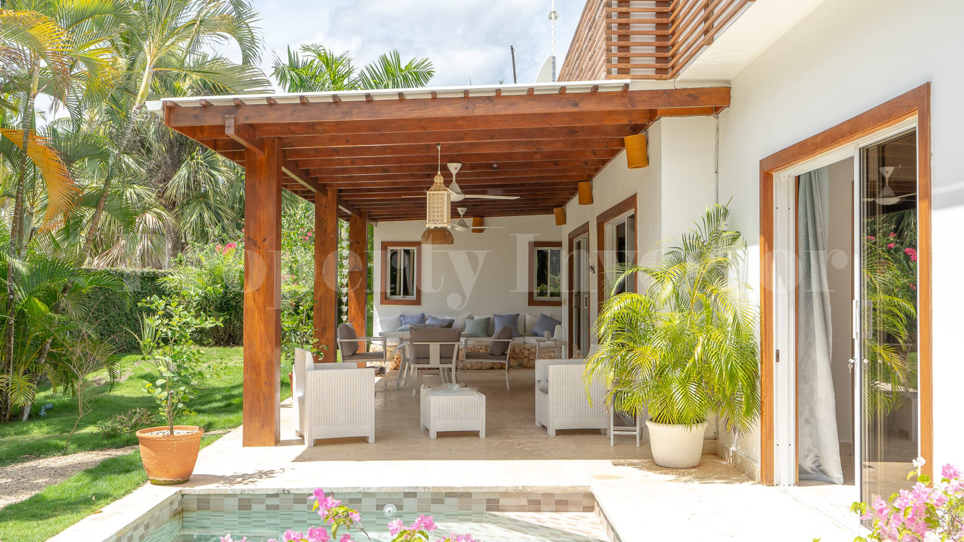 Magnificent 5 Bedroom Private Colonial Style Beachfront Villa for Sale in La Esperanza, Las Terrenas