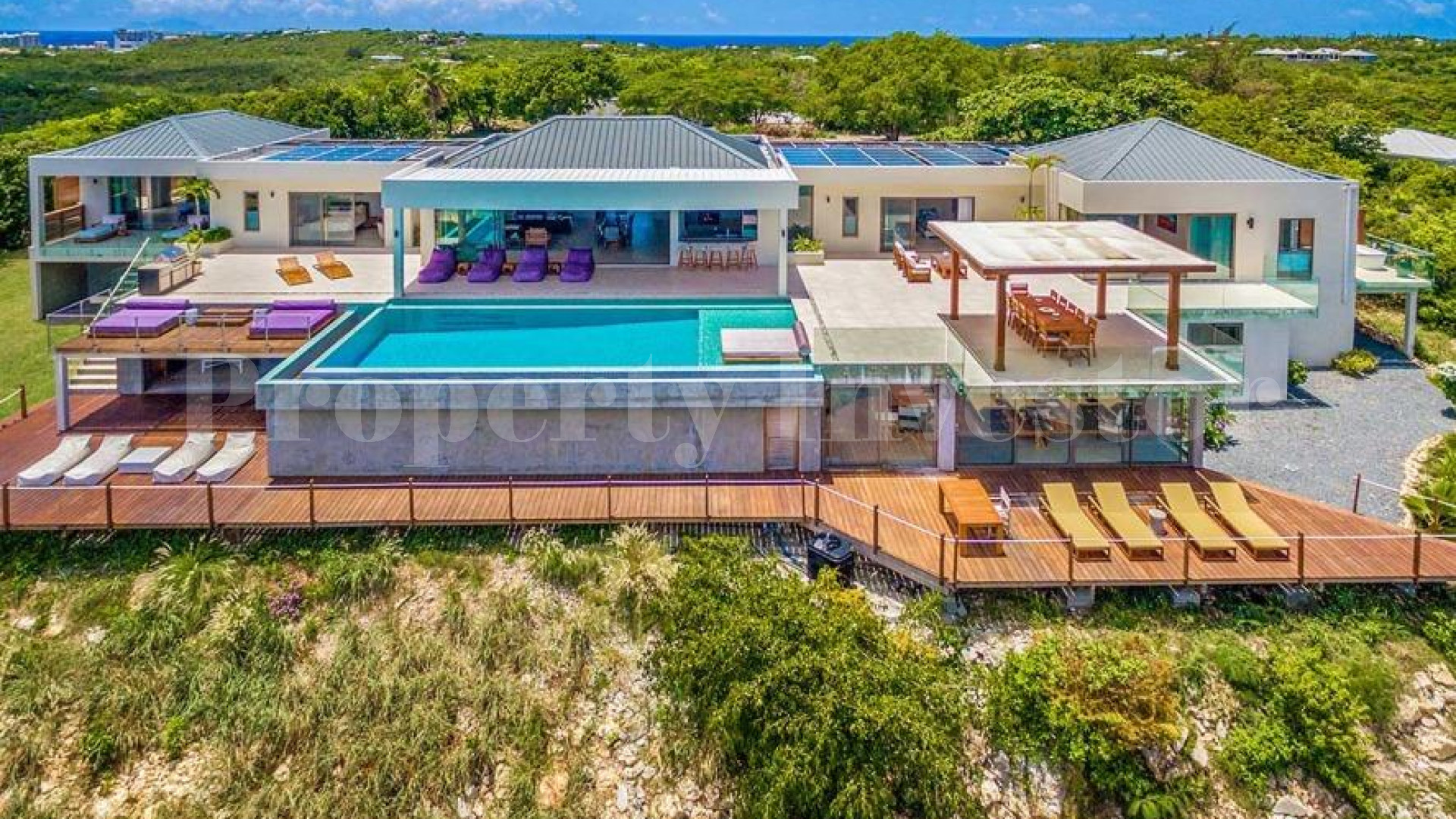 Jaw-dropping 5 Bedroom Luxury Oceanview Villa for Sale in Les Terres Basses, St. Martin