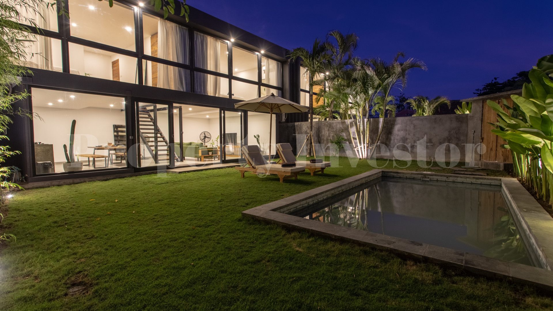 New 2 Bedroom Industrial Design Villa for Sale in Bukit, Bali