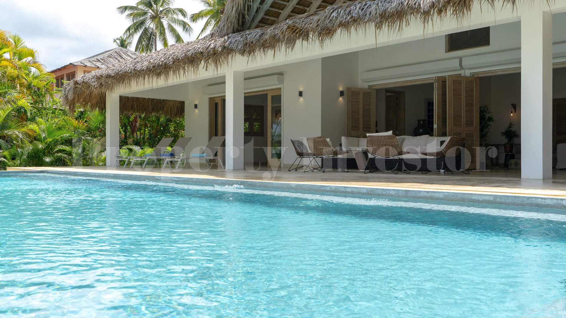 Beautiful 5 Bedroom Luxury Beachfront Villa for Sale at Playa Coson, Las Terrenas