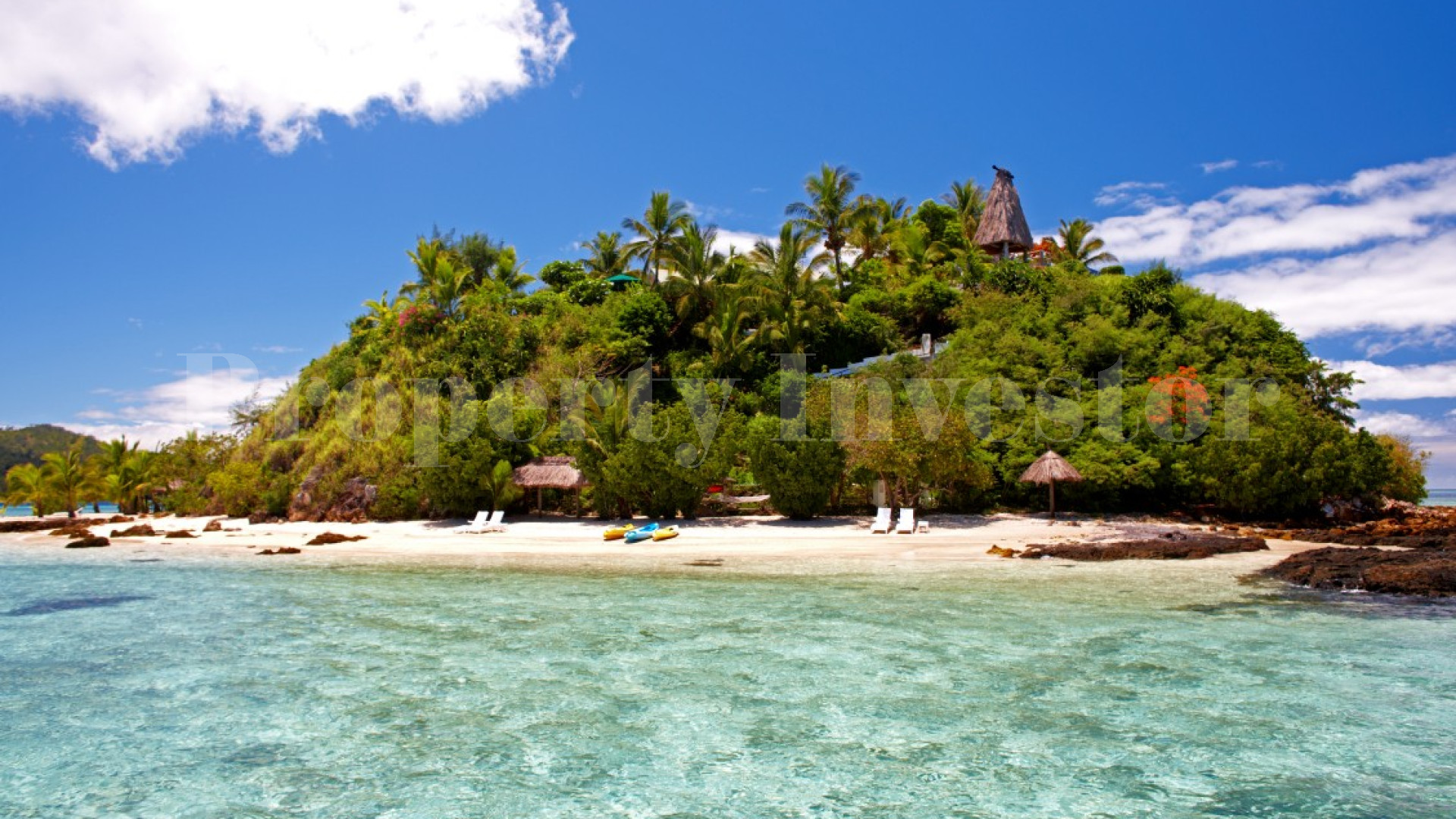 Established 5* Star Luxury Boutique Private Island Resort with Incredible Panoramic Views for Sale in the Mamanuca Islands, Fiji