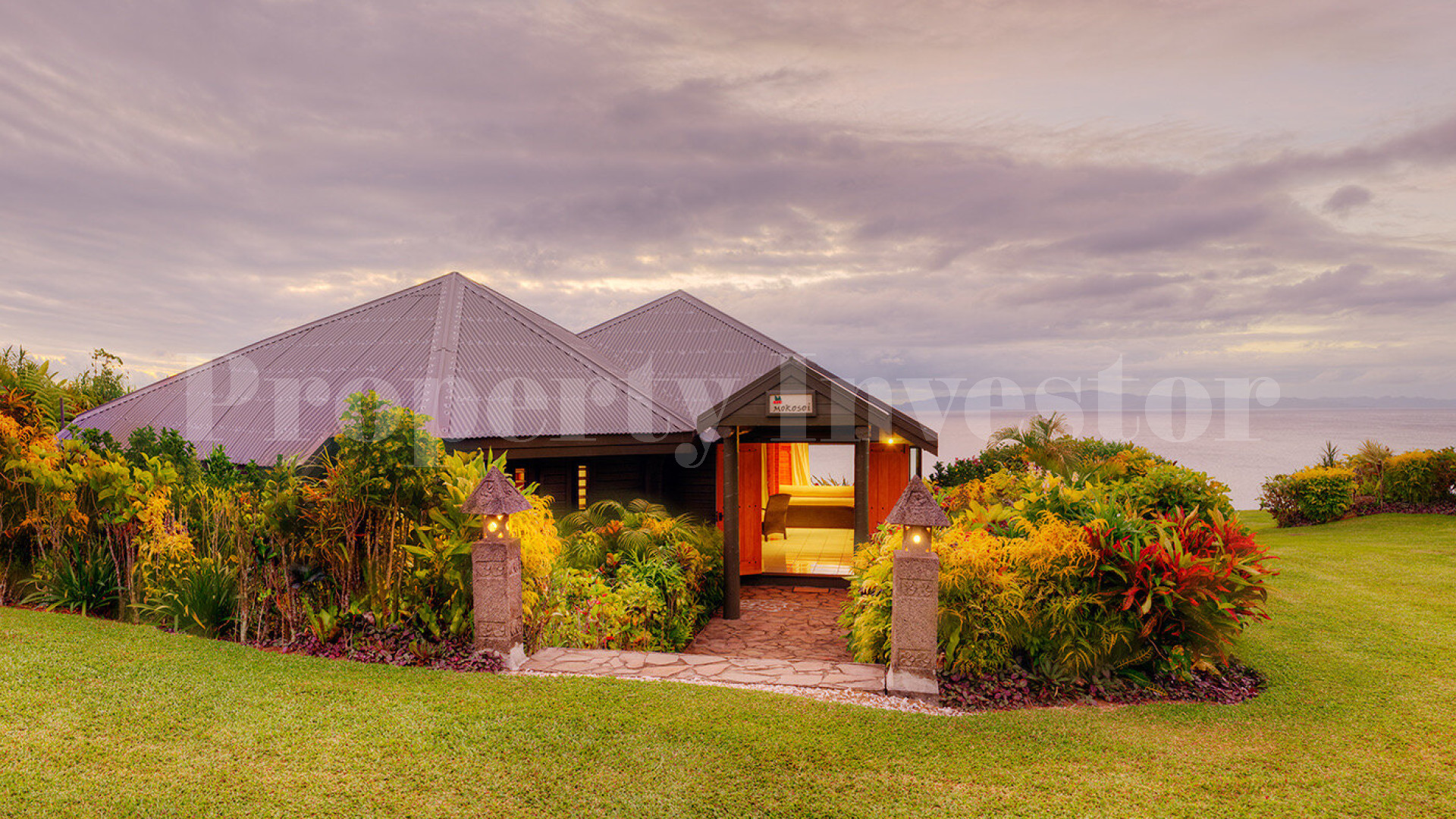 Award Winning 11 Villa Luxury Boutique Clifftop Resort for Sale on Taveuni Island, Fiji