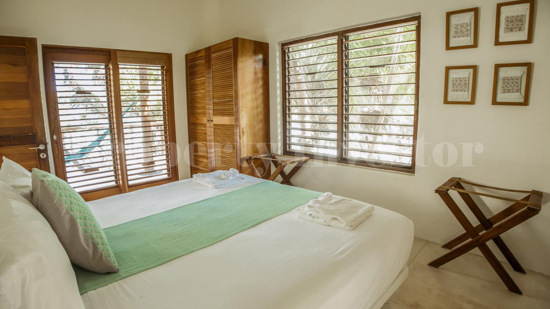 One-of-a-Kind 5 Bedroom Luxury Secluded Beachfront Eco Villa in the Sian Ka'an Biosphere Reserve, Tulum, Mexico