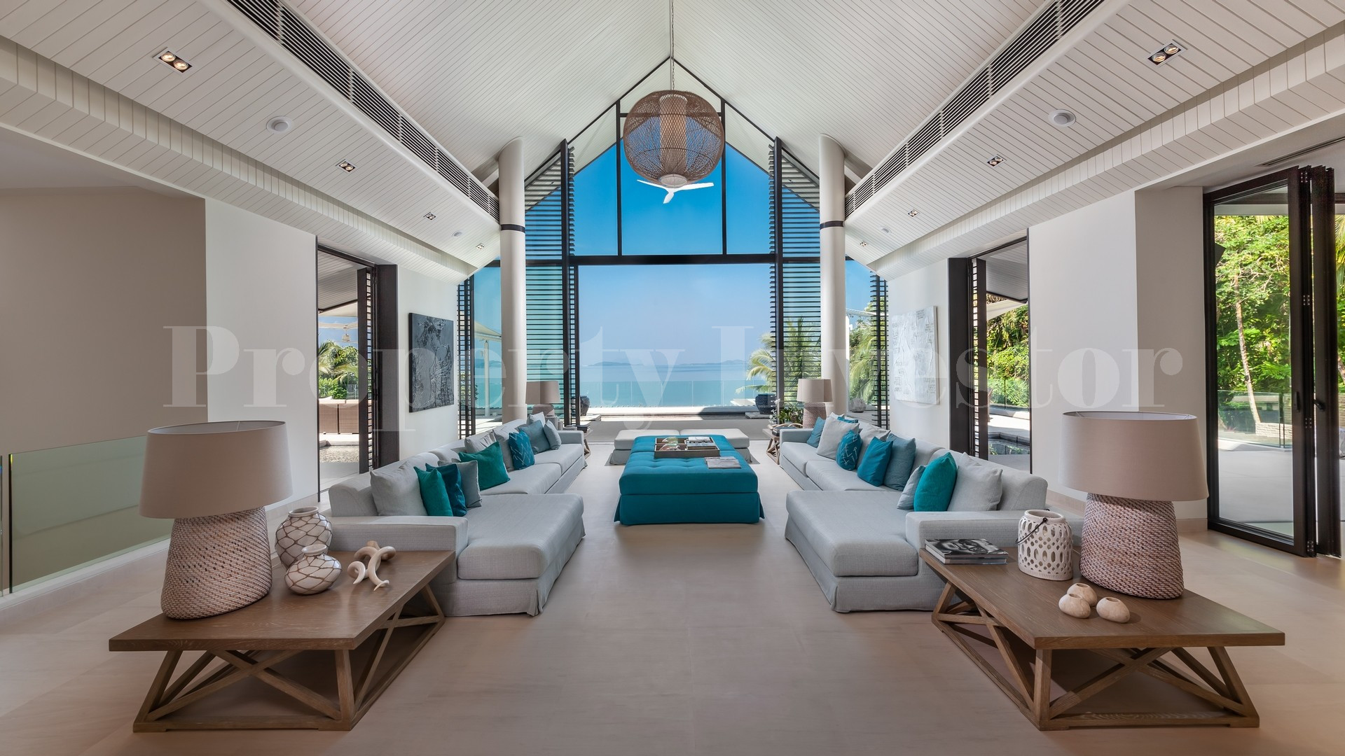 Gorgeous 5 Bedroom Private Luxury Designer Beachfront Villa for Sale in Cape Yamu, Phuket