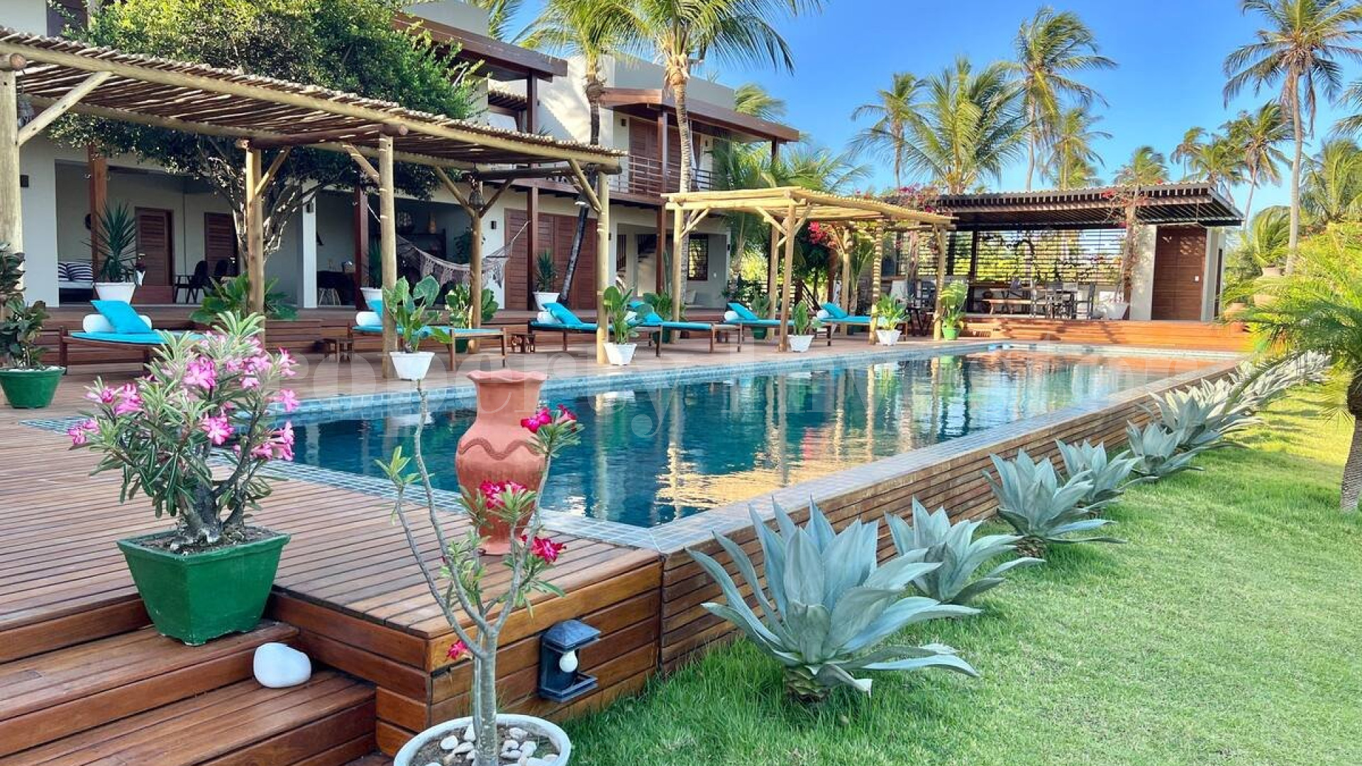 Incredible 9 Suite Luxury Beachfront Tropical Wilderness Villa for Sale in Jericoacoara, Brazil