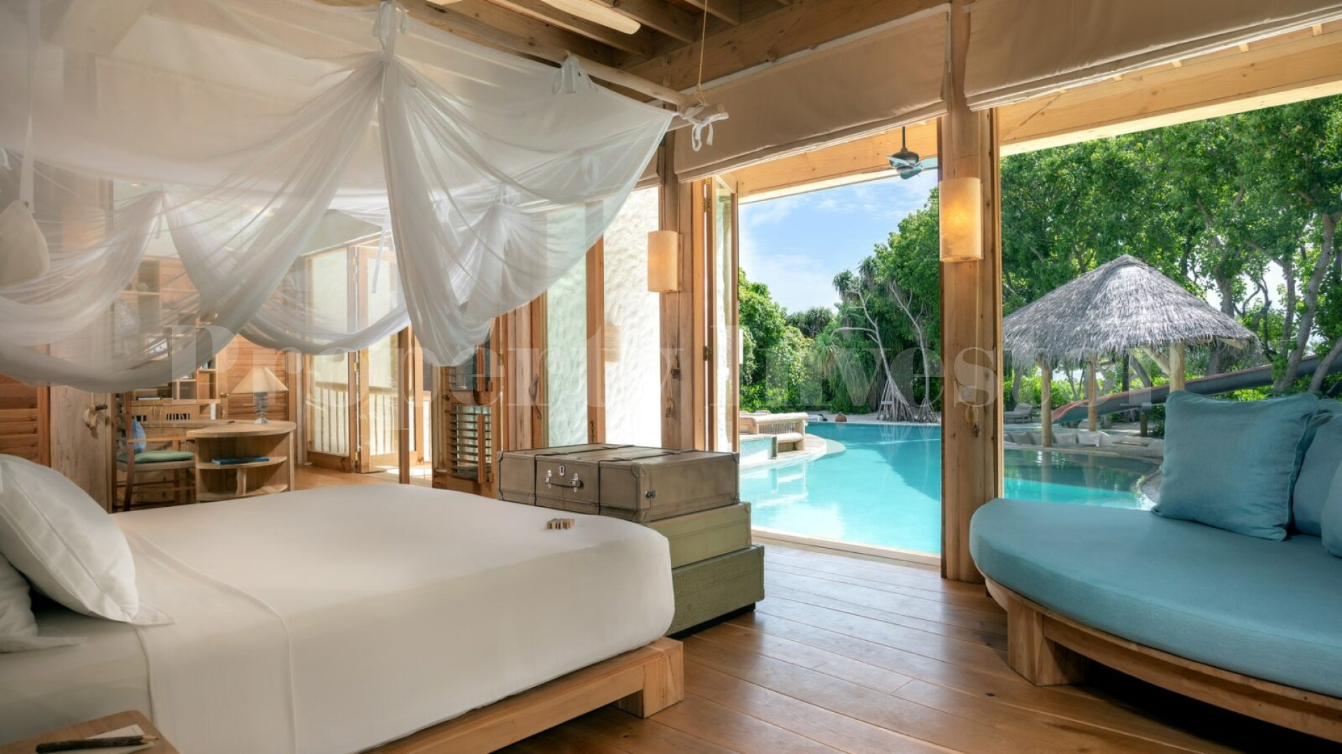 One-of-One 5 Bedroom Luxury Eco Resort Sunrise Villa with Viewing Moonlight Tower for Private Ownership in the Maldives