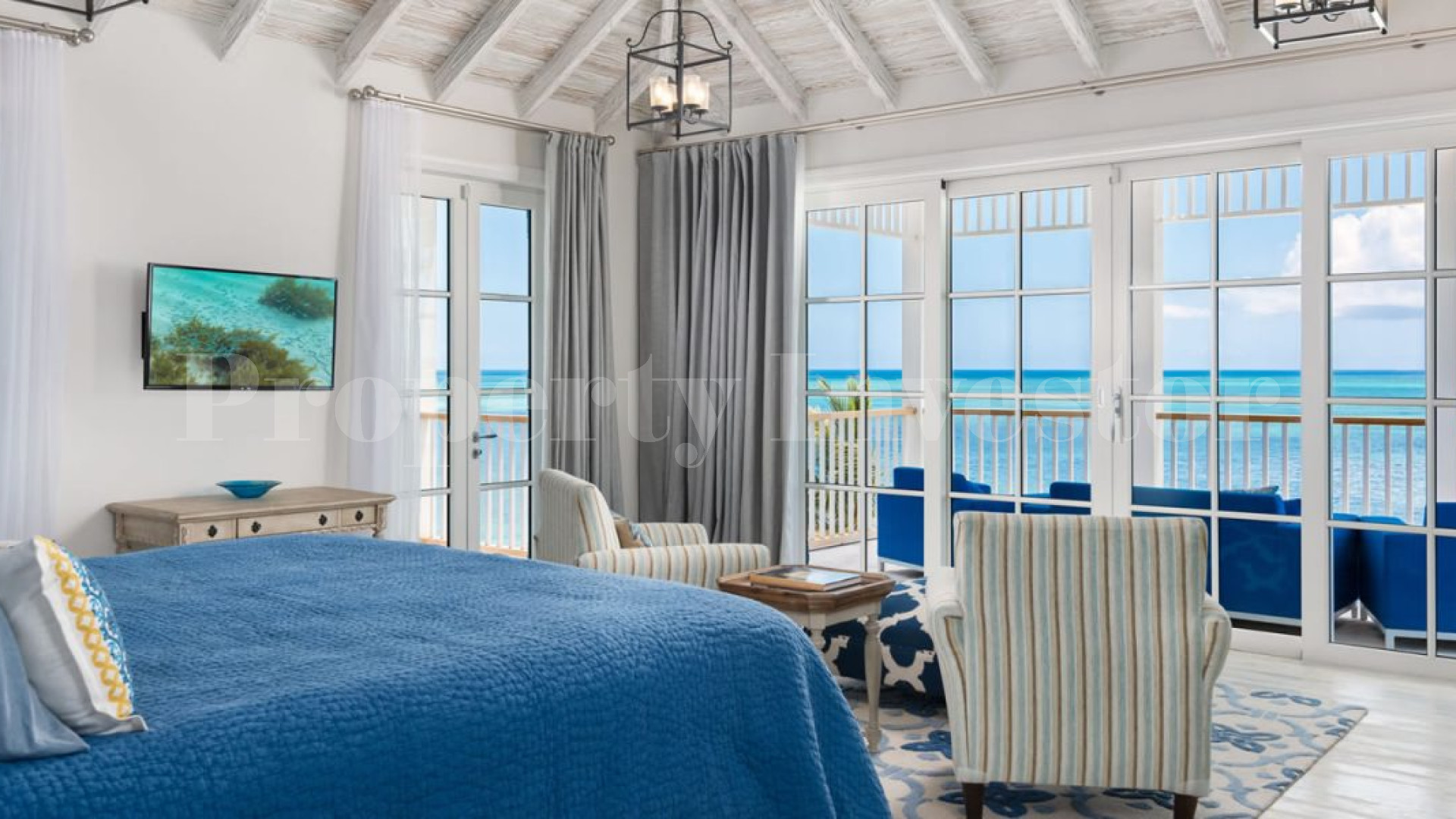 Fabulous 5 Bedroom Colonial Style Beachfront Home for Sale in Turks & Caicos