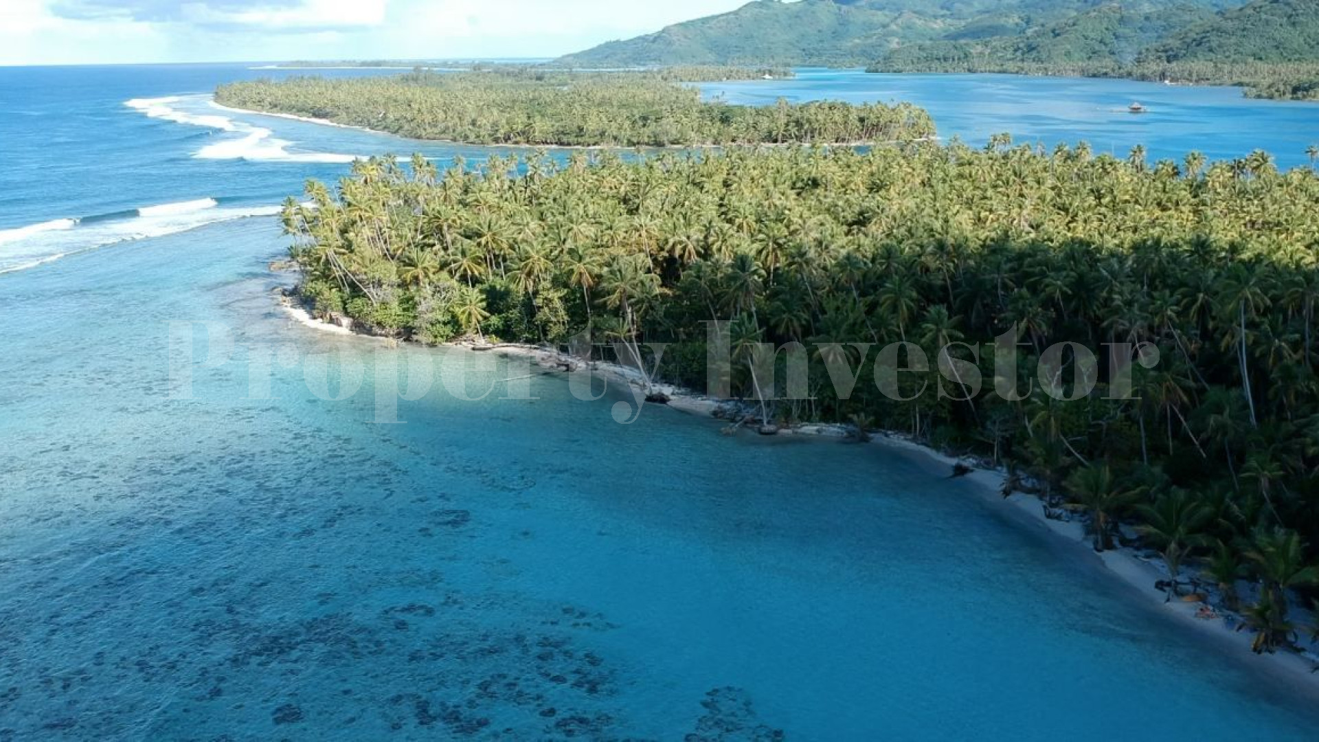 Perfectly Located 16.62 Hectare Private Island for Development in Huahine, French Polynesia