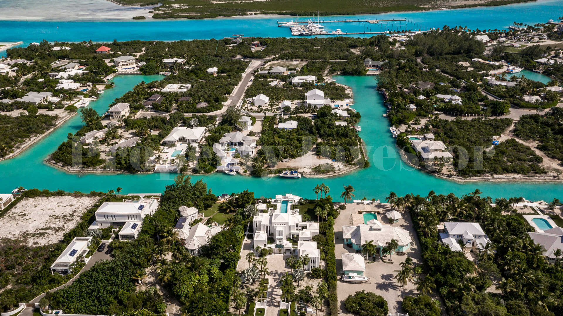 Dazzling 5 Bedroom Luxury Villa with Private Boat Dock in Leeward, Turks & Caicos