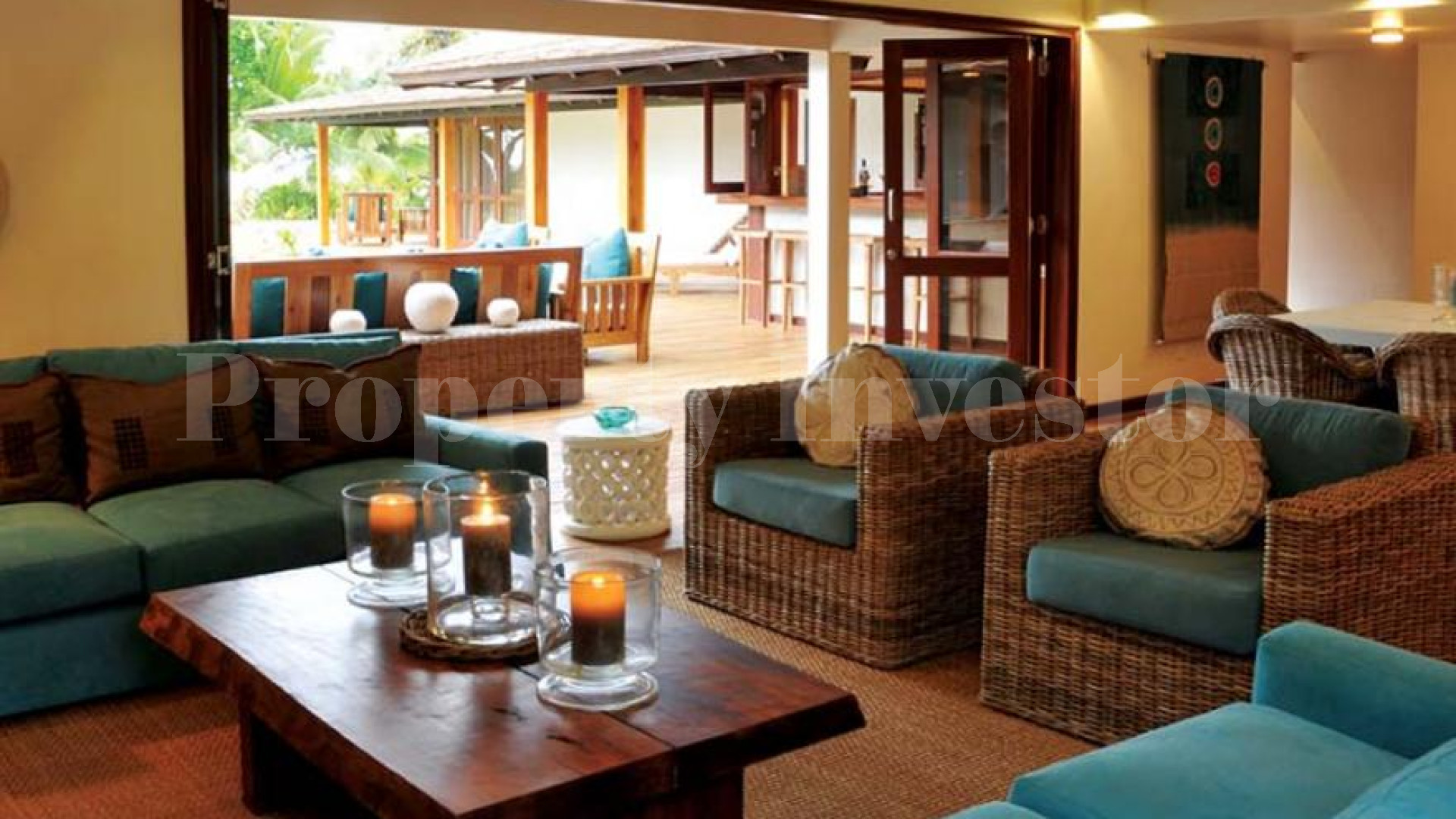 Private 4 Bedroom Luxury Beachfront Villa for Sale on Desroches Island, Seychelles