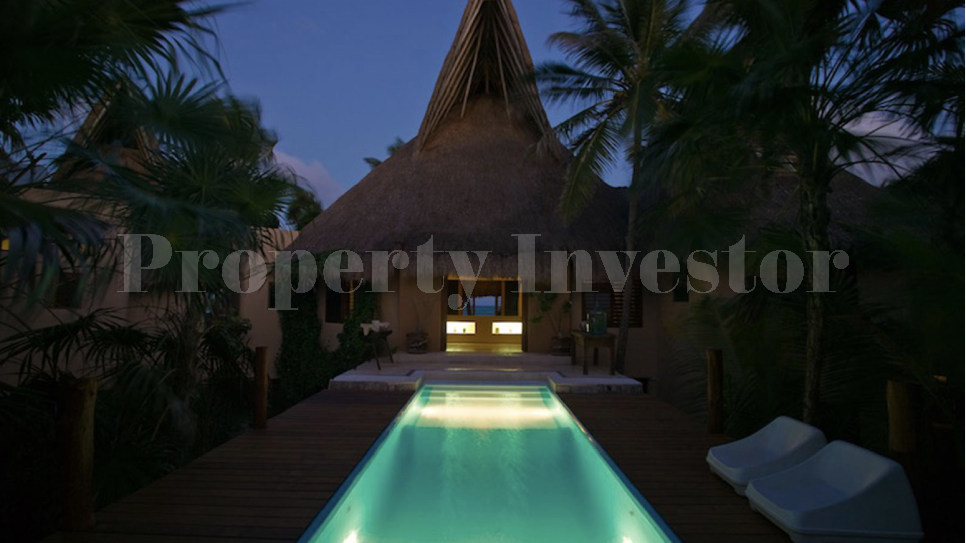 One-of-a-Kind 5 Bedroom Luxury Secluded Beachfront Eco Villa in the Sian Ka'an Biosphere Reserve, Tulum, Mexico