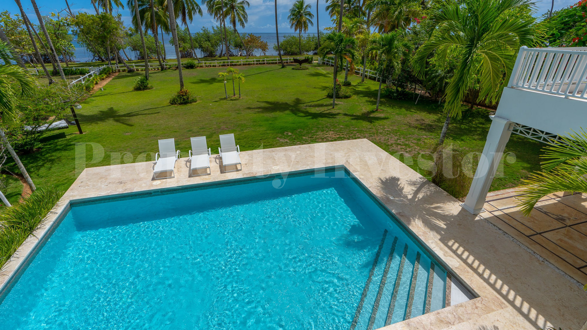 Magnificent 5 Bedroom Private Colonial Style Beachfront Villa for Sale in La Esperanza, Las Terrenas