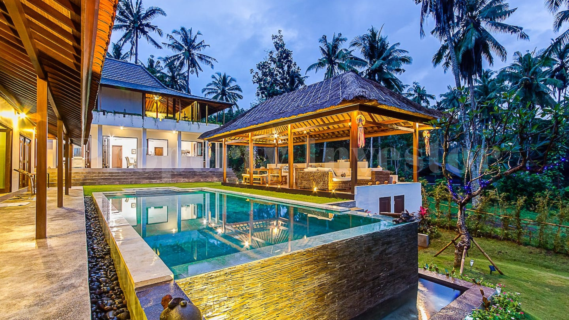 Stunning 4 Bedroom Modern Balinese Oceanfront Villa for Sale in Tabanan, Bali